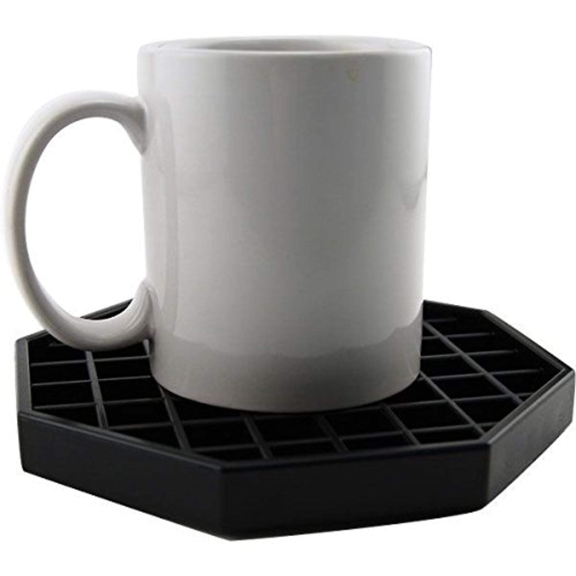 Update International (DT-6X6) Octagonal Plastic Drip Tray