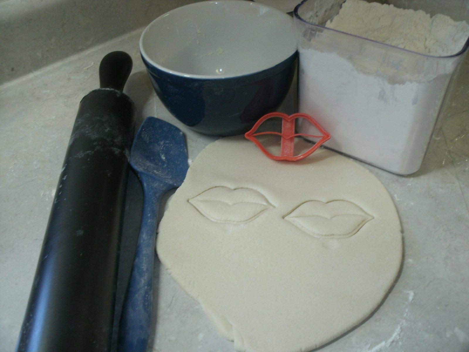 Lips Kiss Mouth Wedding Bridal Shower Love Valentines Day Cookie Cutter Made In Usa Pr815