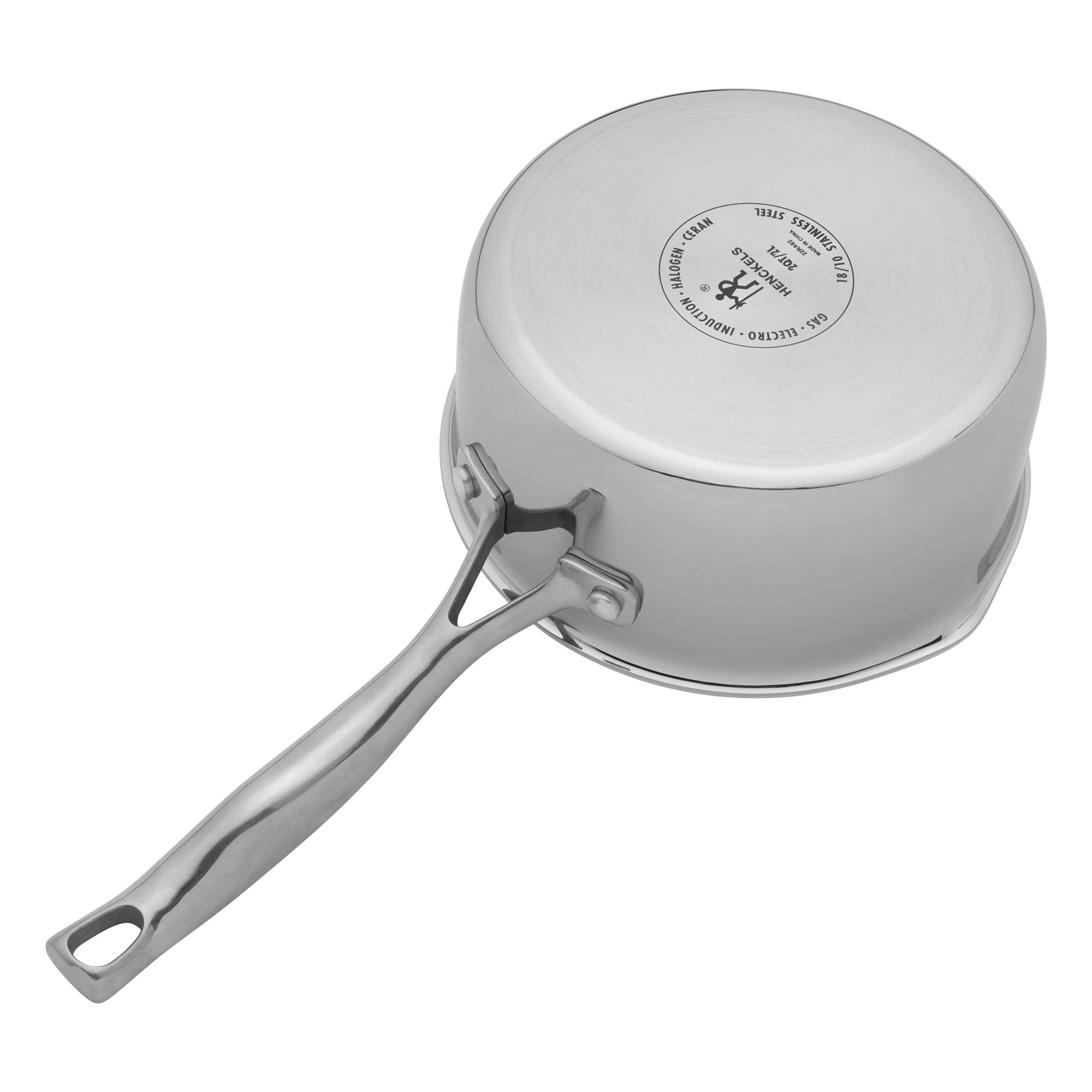 Henckels Clad H3 2-Qt Saucepan, Induction Pan, Stainless Steel, Durable And Easy To Clean