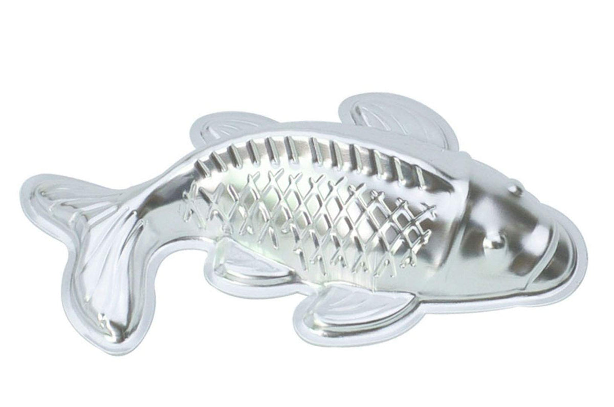 Zdywy 10 Inch Fish Carp Shaped Aluminum 3D Baking Mould Cake Mold Tin Birthday Cake Pan - Fish Carp