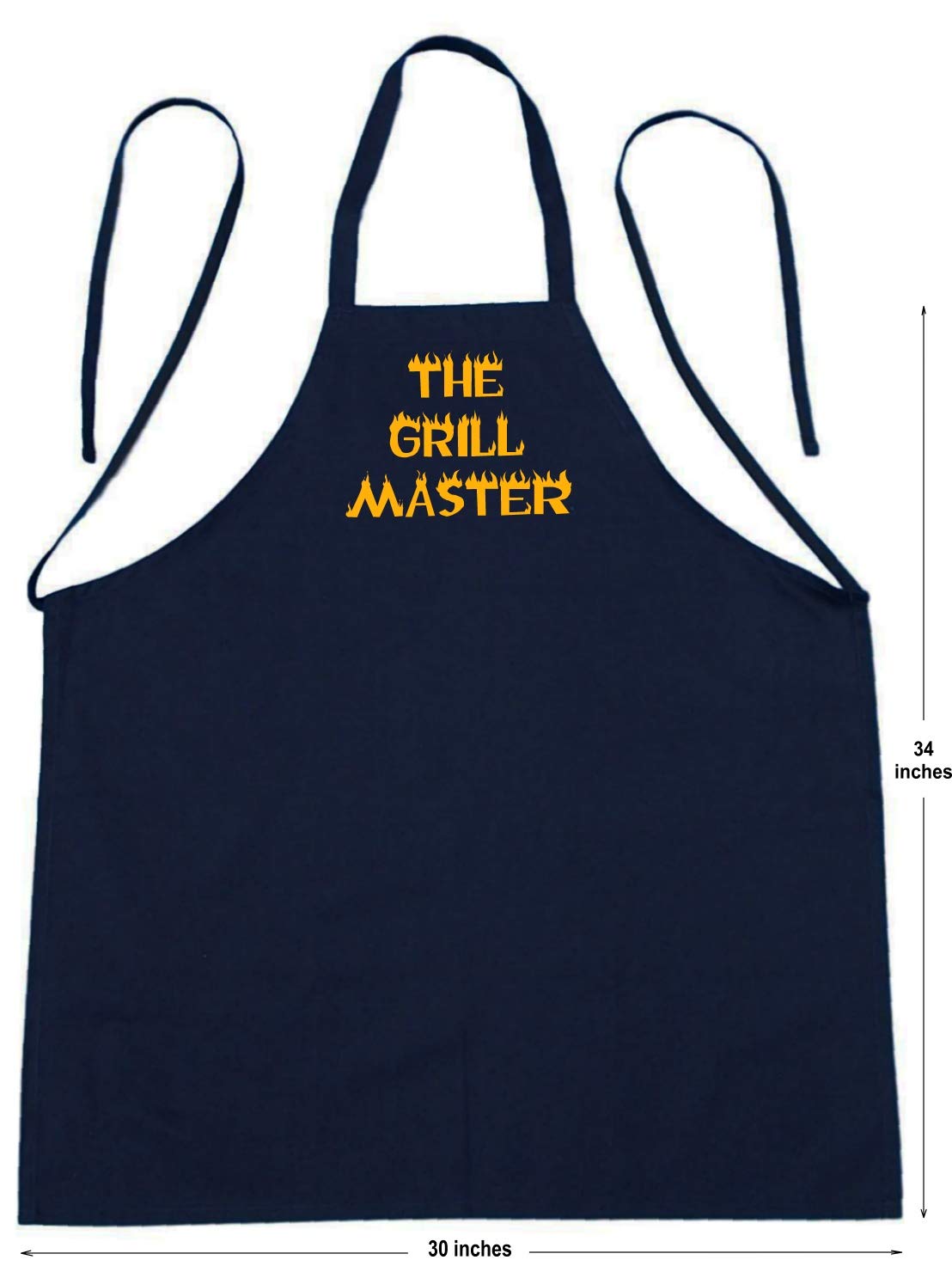 The Grill Master Bbq Aprons For Men, Black, One Size Fits Most