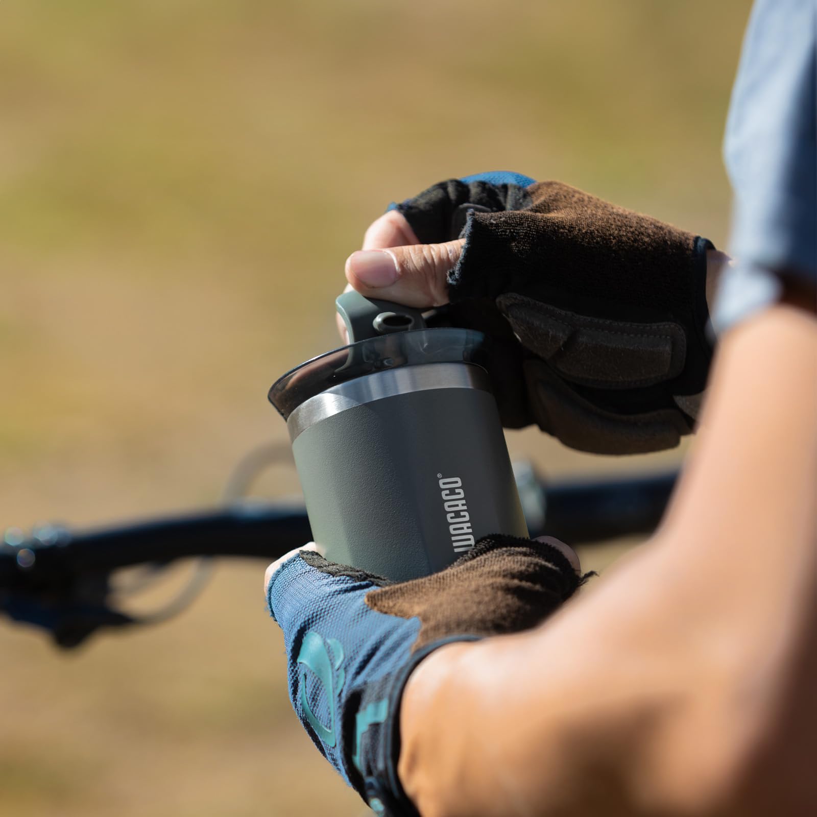 WACACO Octaroma Classico Vacuum Insulated Coffee Mug, Double-wall Stainless Steel Travel Tumbler With Drinking Lid, 6 fl oz (180