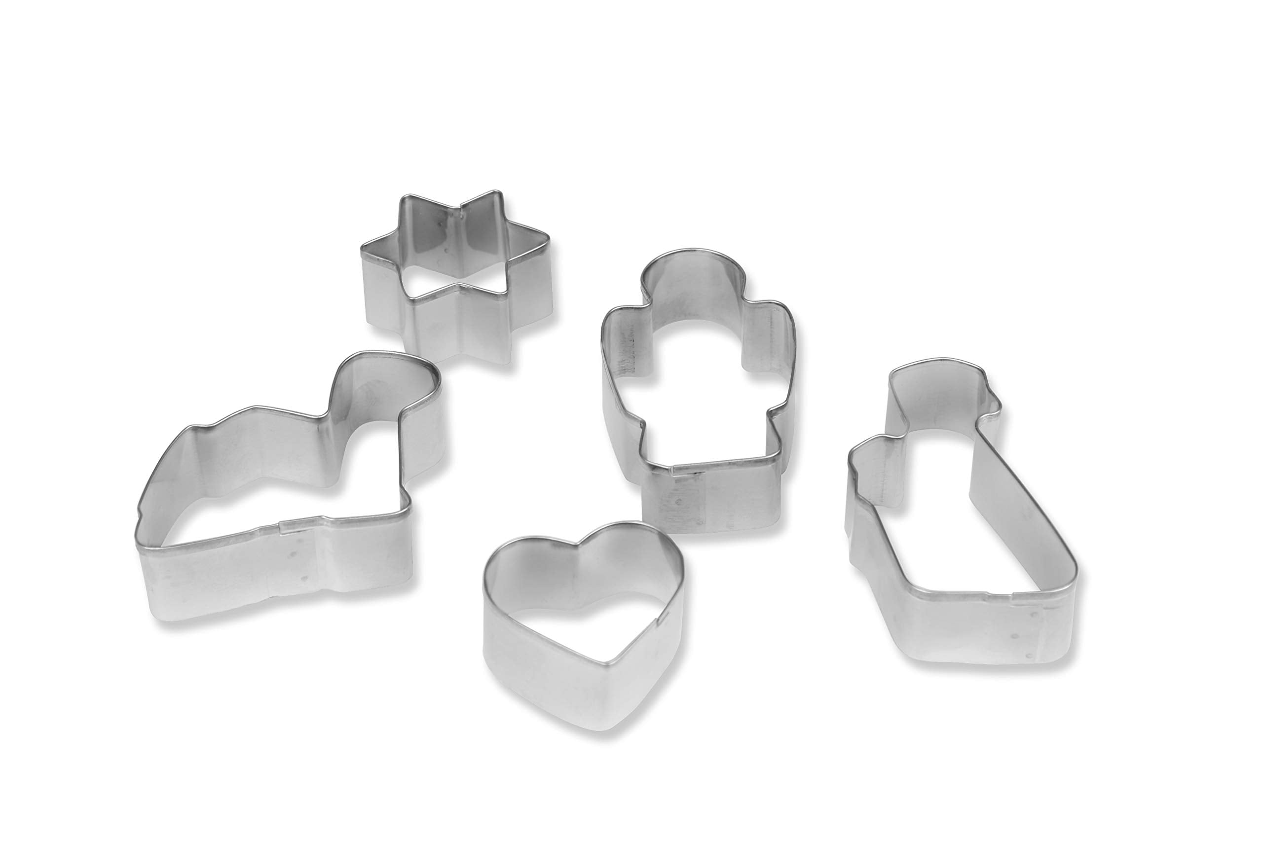 Nativity Story Set Of 12 Stainless Steel Cookie Cutter Set