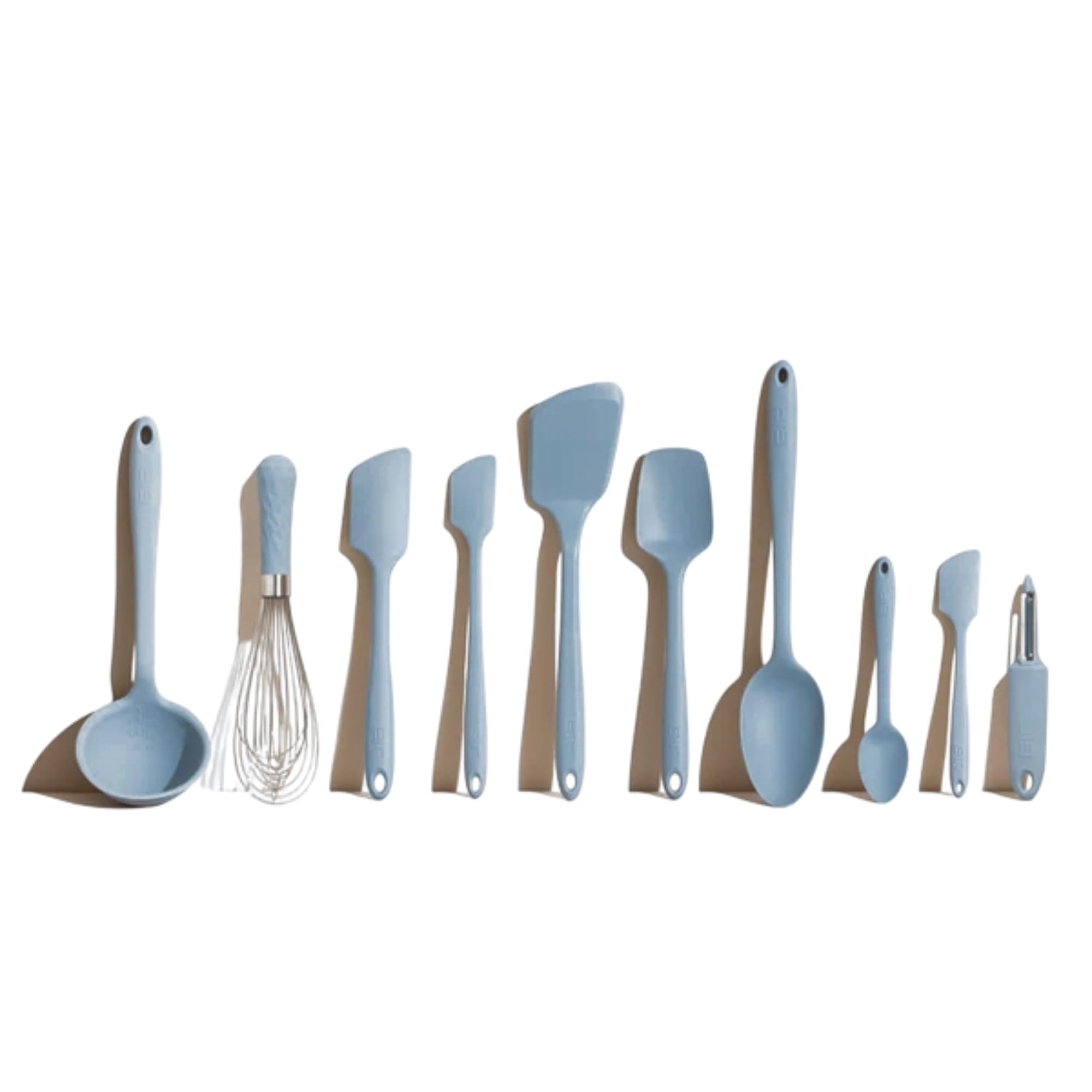 GIR: Get It Right 10-Piece Spatula Set & Silicone Utensils for Kitchen - Slate - Heat Resistant to 425F - Dishwasher Friendly - 