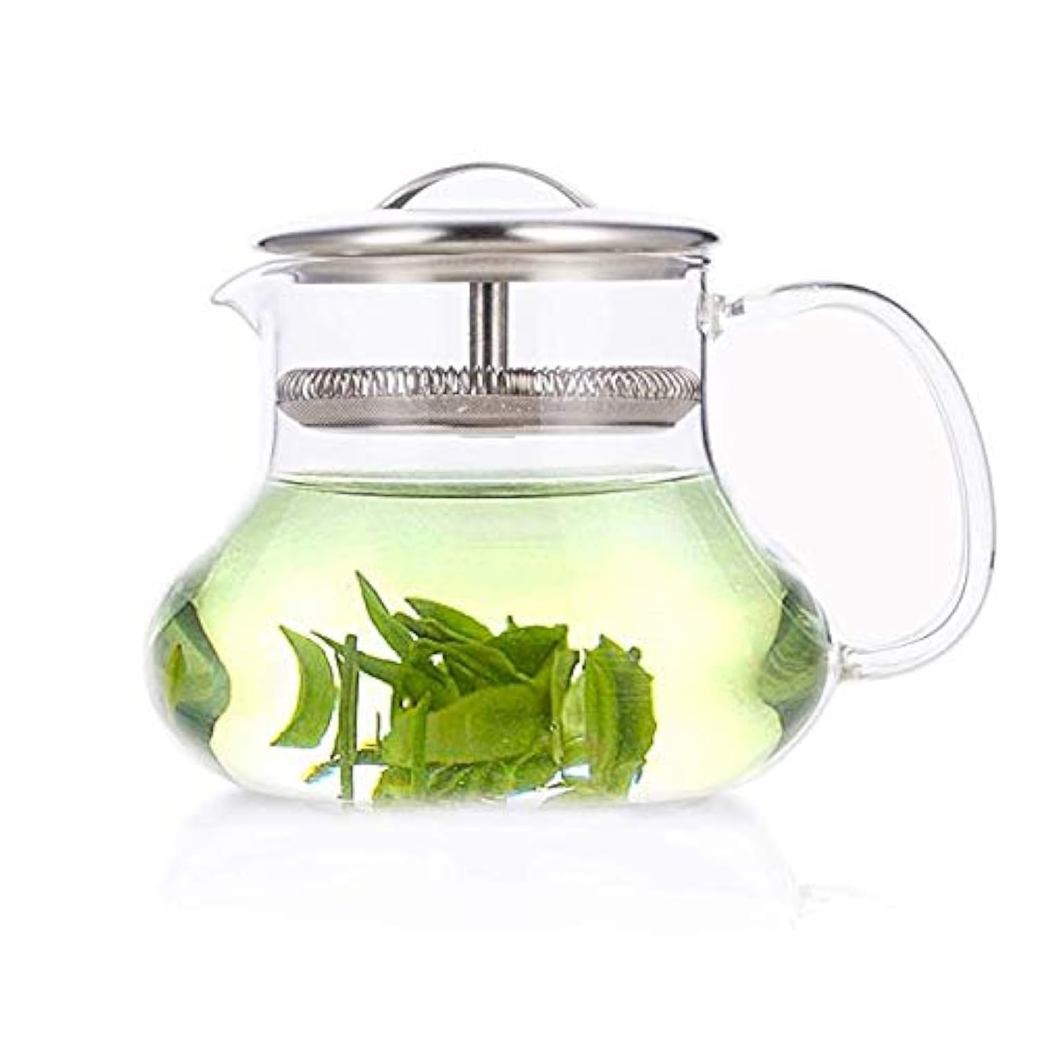 Yama Sitka 12Oz Sitka Glass Teapot With Built-In Mesh Filter, Dishwasher Safe, Ideal For Loose Leaf Tea, Dishwasher Safe