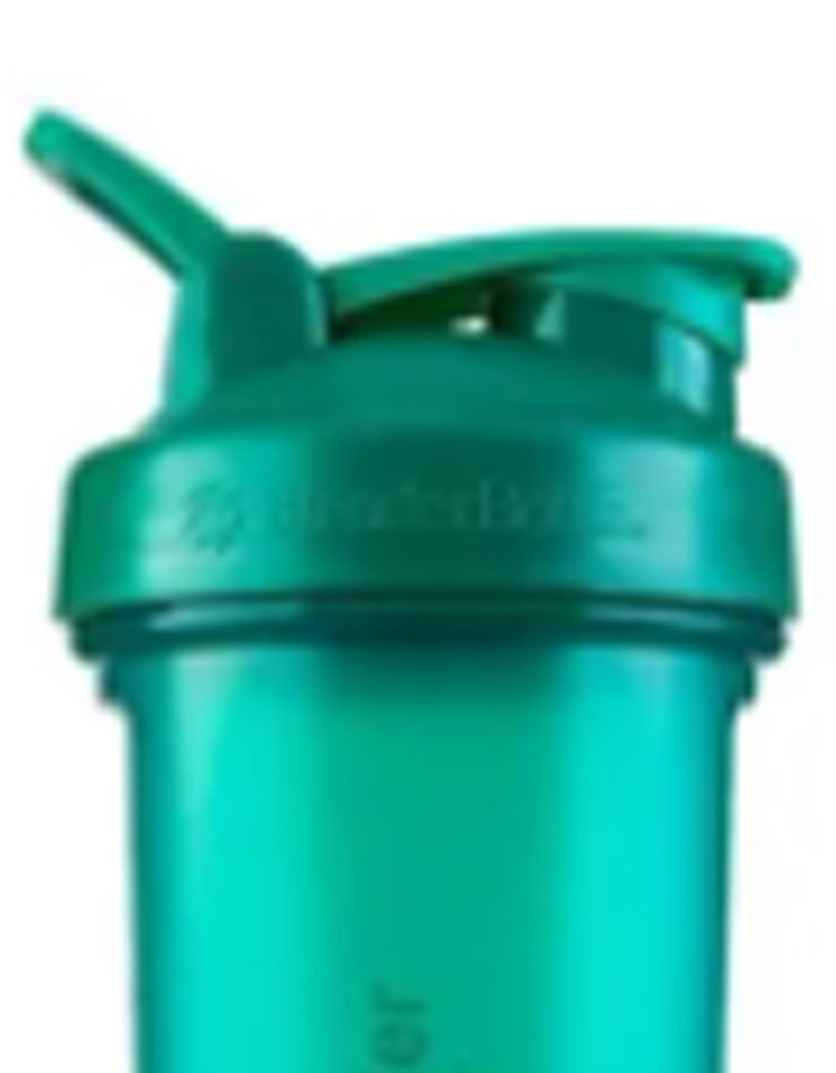 Blenderbottle Shaker Bottle With Pill Organizer And Storage For Protein Powder, Prostak System, 22-Ounce, Teal