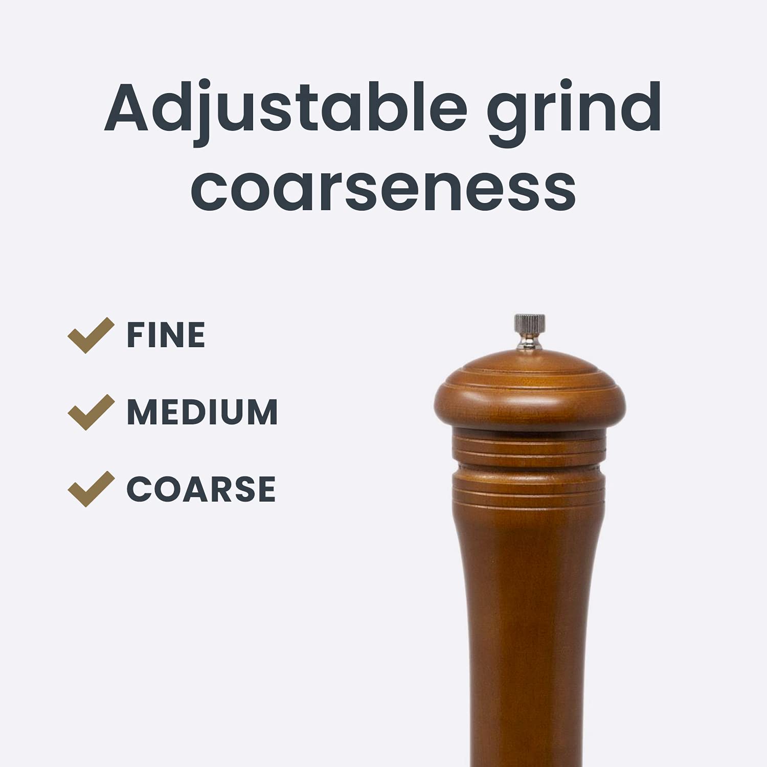 Olde Thompson Since 1944 Hotel Pepper Mill, 17'', Walnut