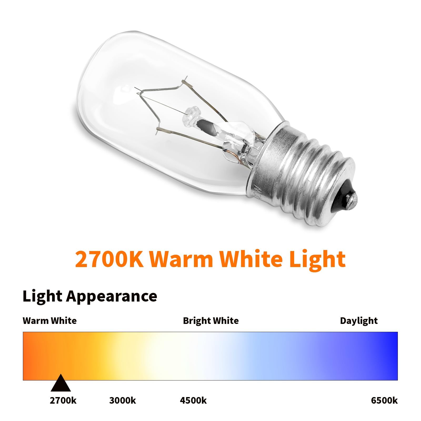 Belleone 2Pcs Microwave Bulb Wb36X10003-125V 40W Oven Light Bulb Compatible With Ge Lg Frigidaire Kenmore, Universal Type Stove