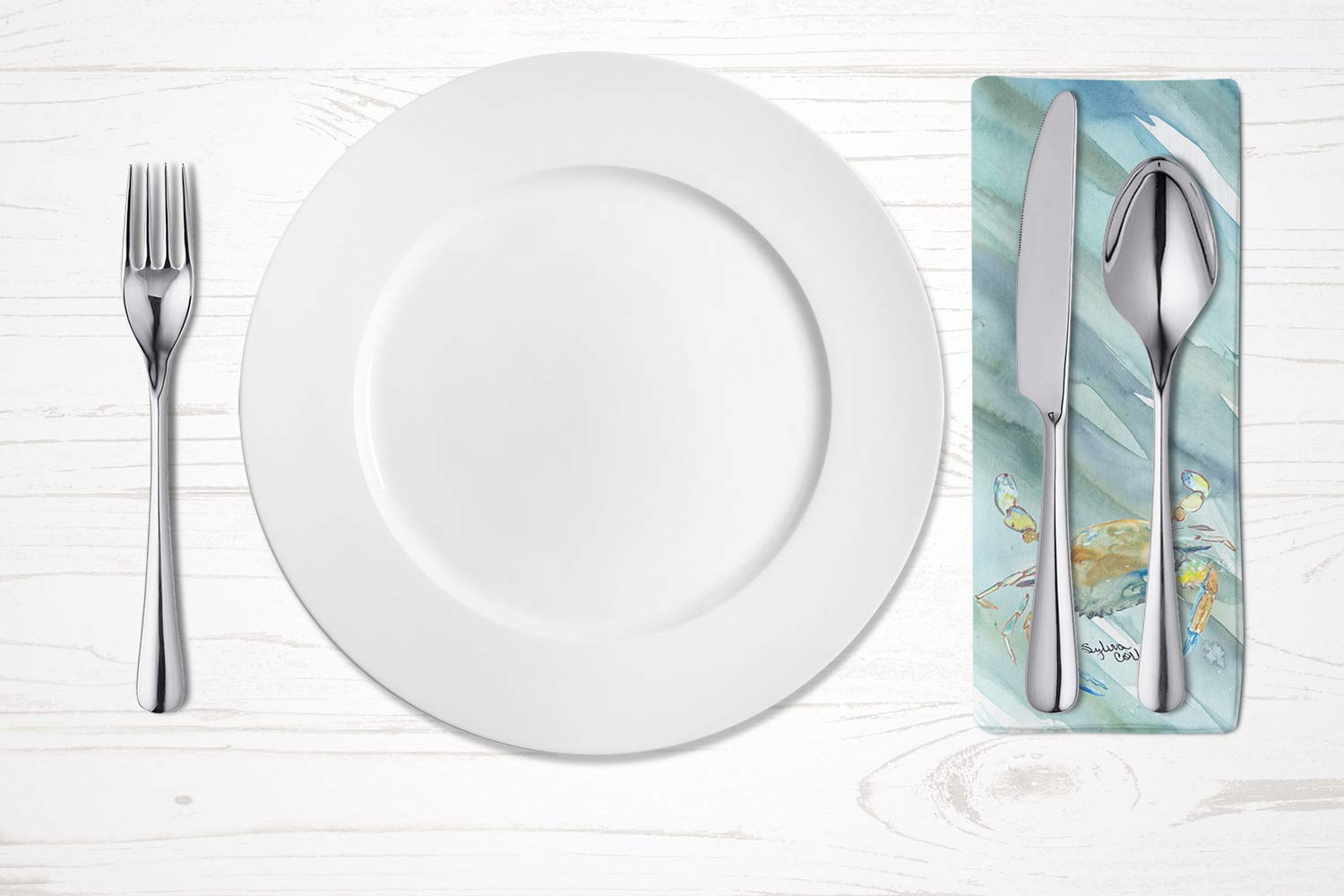 Crab #1 on Blue Napkin SC2043NAP