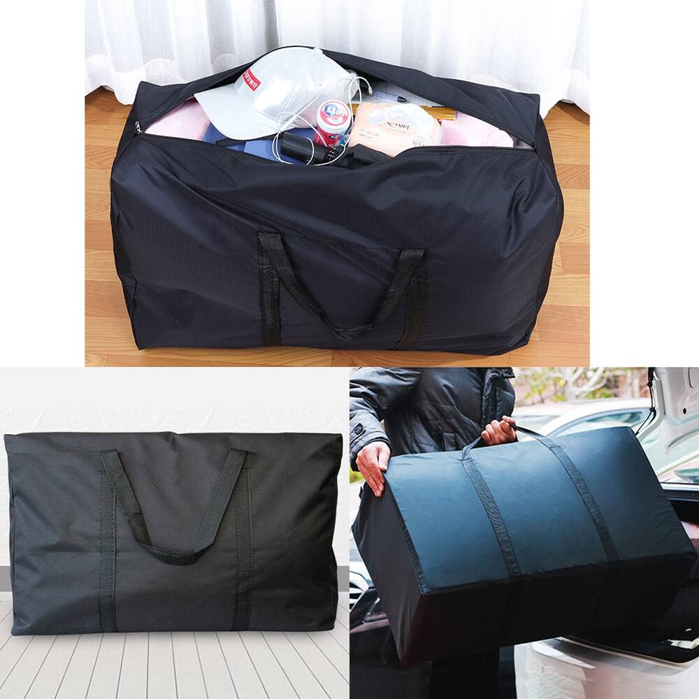 Extra Large Moving Bags with Strong Zippers & Carrying Handles  Storage Bags Storage Totes for Clothes  Moving Supplies  Space Saving Oversized Storage Bag Organizer for Moving  Traveling (2 Pack)