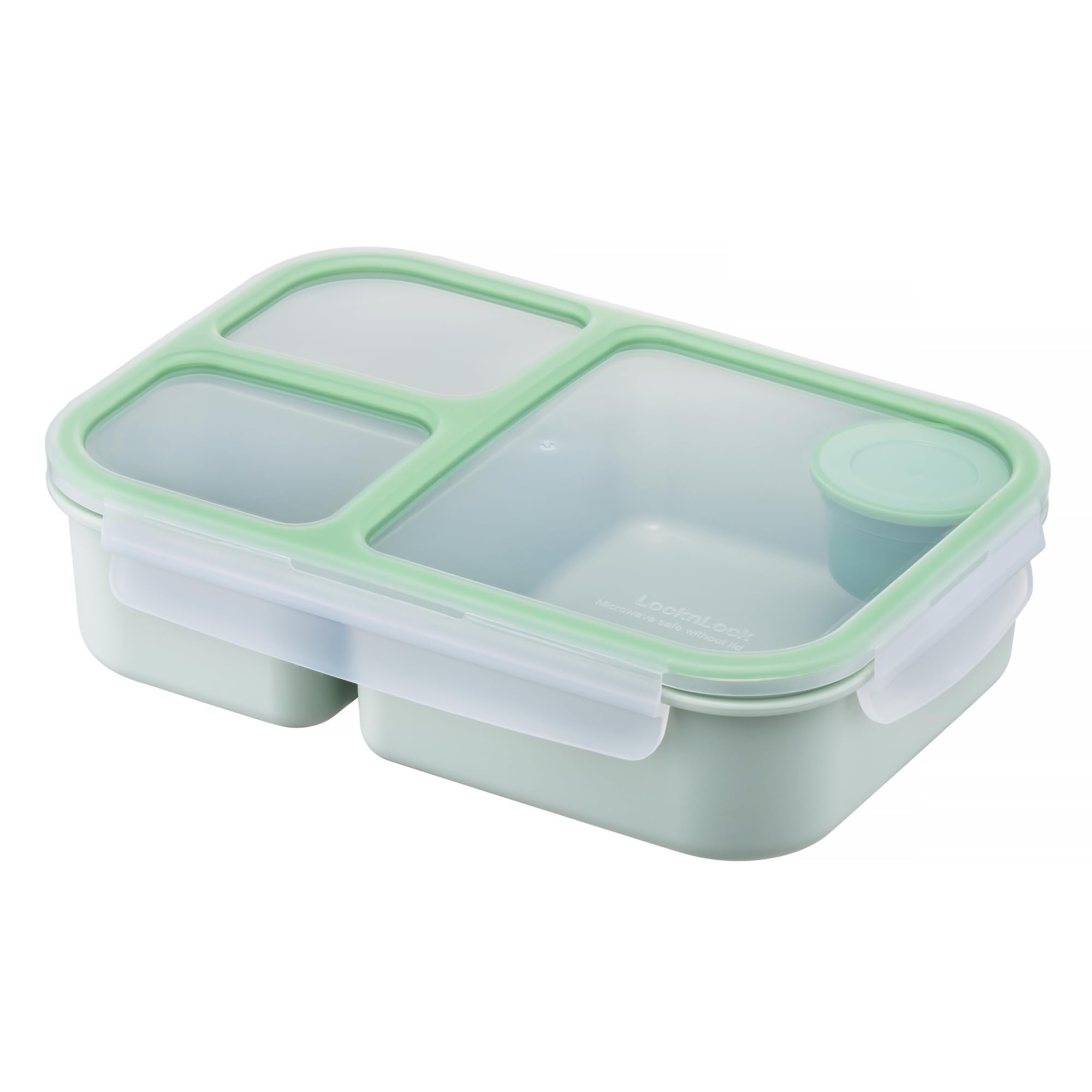 LocknLock Airtight Food Storage Container 1.5L BPAFree Lunch Box with Divider and Sauce Container