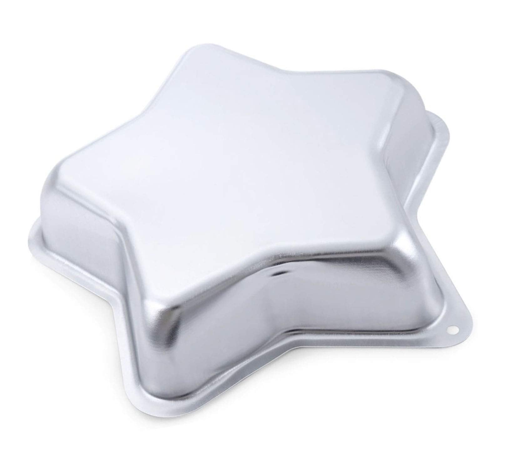 Zdywy 8.5 Inch Five-Pointed Star Pentagram Shaped Aluminum 3D Baking Mould Cake Mold Tin Birthday Cake Pan - Star