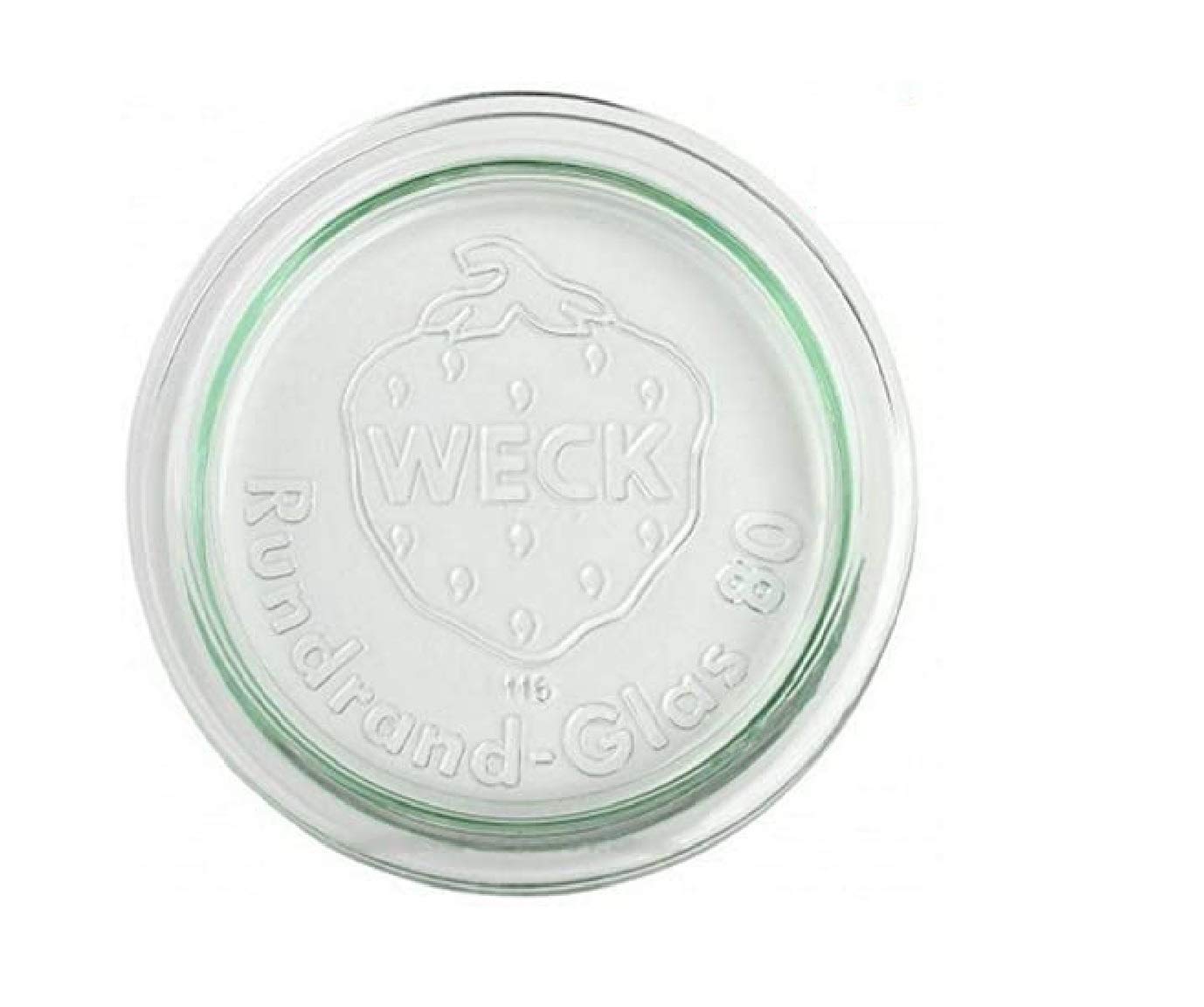 3 X Weck 100Mm (Approx. 4'') Large Original Loose Fitting Replacement Glass Lid. Fits Weck Models 738, 739, 740, 741, 742, 743,