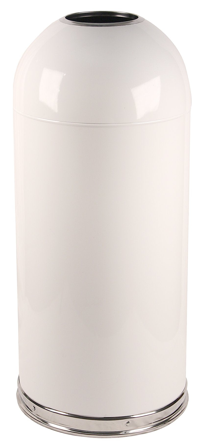 Witt Industries 415Dtwh Steel 15-Gallon Standard Open Top Indoor Waste Receptacle With Galvanized Liner, Round, 15'' Diameter X