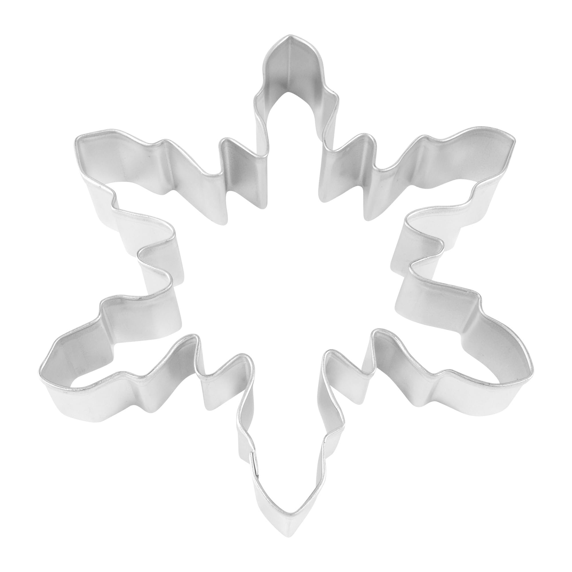R&M Snowflake Wide 5'' Cookie Cutter In Durable, Economical, Tinplated Steel