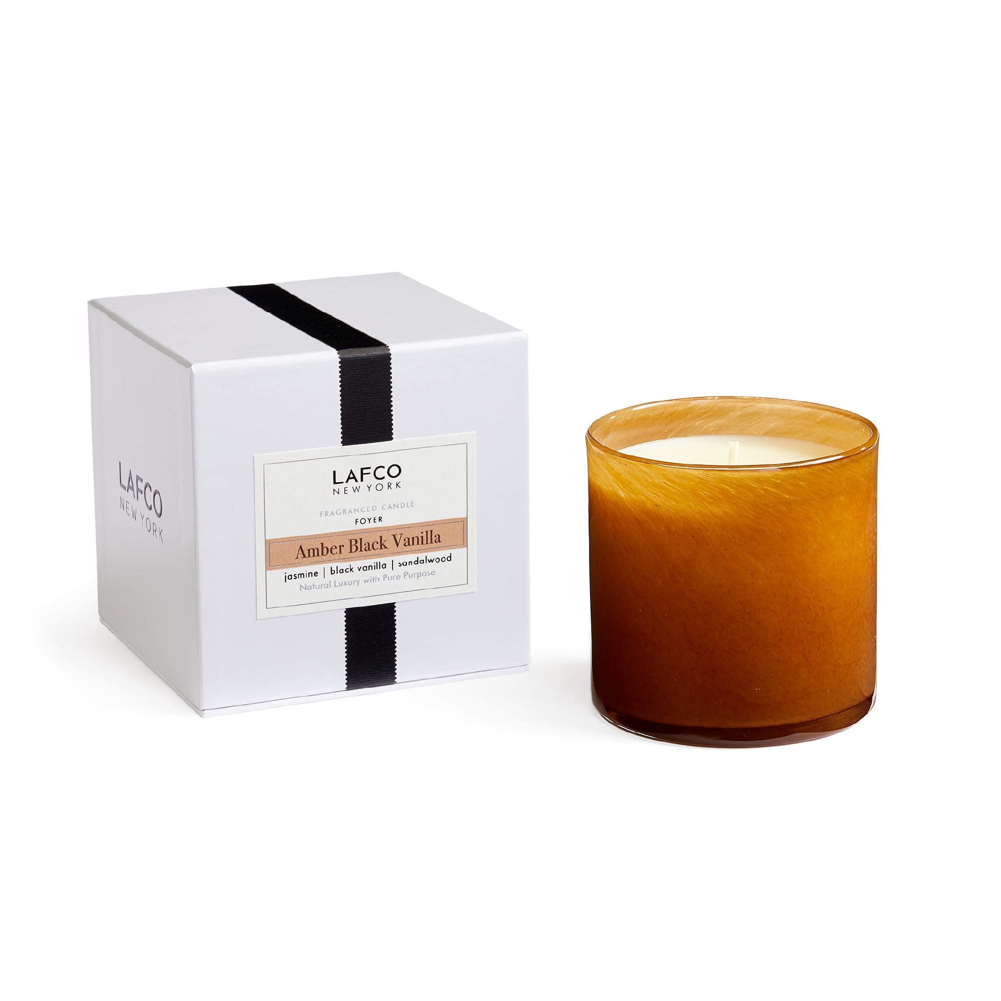 LAFCO New York House & Home Candle, Foyer Amber Black Vanilla