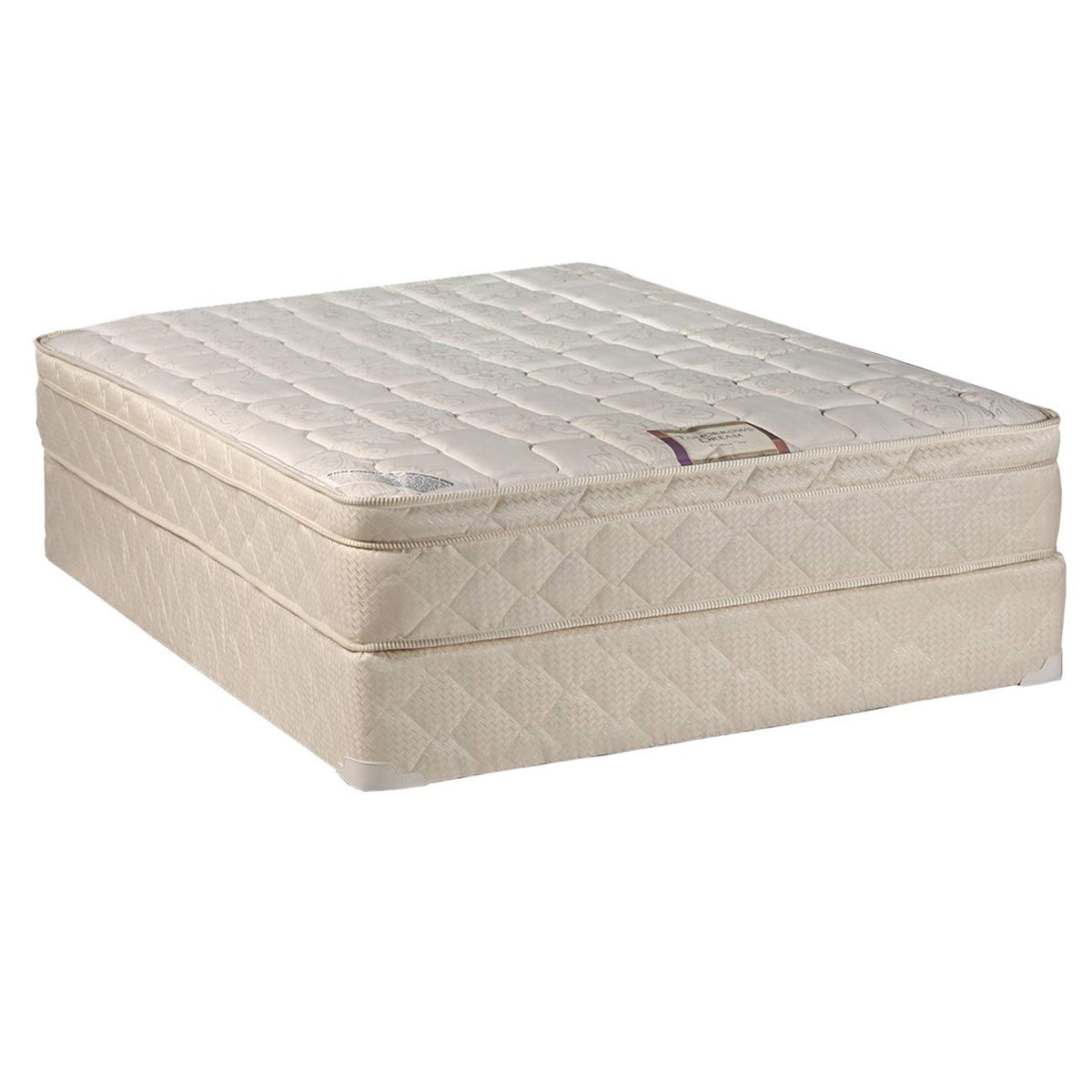 Dream Solutions Usa Tomorrow 'S Dream Inner Spring Eurotop (Pillow Top) Queen Size (60 ''X80 ''X10 '') Mattress And Box Spring S