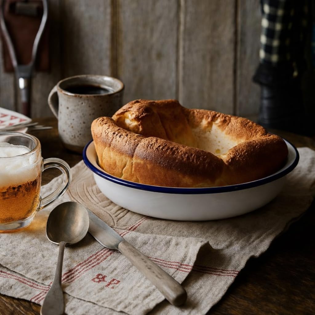 FAQQI Extra Large Yorkshire Pudding Pans, 10 in Deep Tins, 2 Pack
