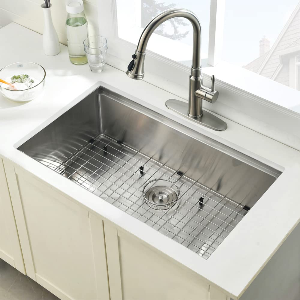 30 Inch Undermount Kitchen Sink Stainless Steel, Boomhoze 30 X 19 Inch Undermount Workstation Sink Commercial 16 Gauge Stainless