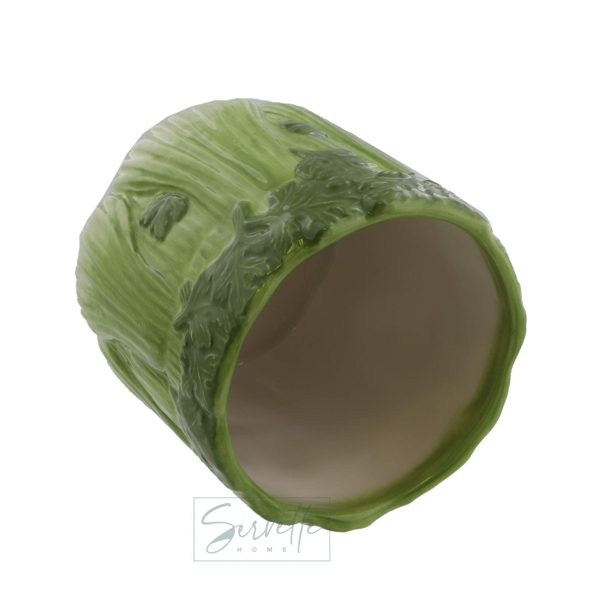 Vegetable Themed Indoor Usage Ceramic Serving Bowl Celery Stick Holder - Celery
