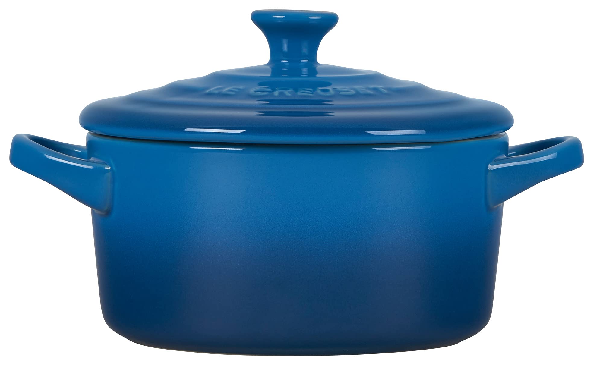 Le Creuset Stoneware Mini Round Cocotte, 14 Oz., Marseille