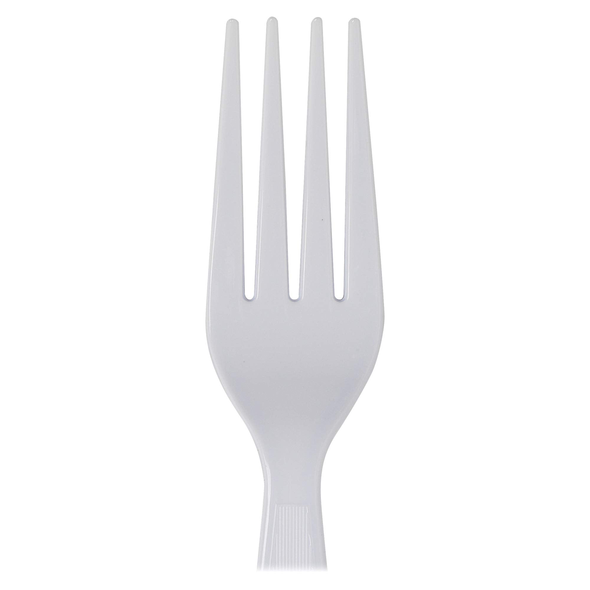 Dixie 7.13'' Heavy-Weight Polystyrene Plastic Fork by GP PRO (Georgia-Pacific)  White  FH207CT  1 000 Count (100 Forks Per Box  10 Boxes Per Case)