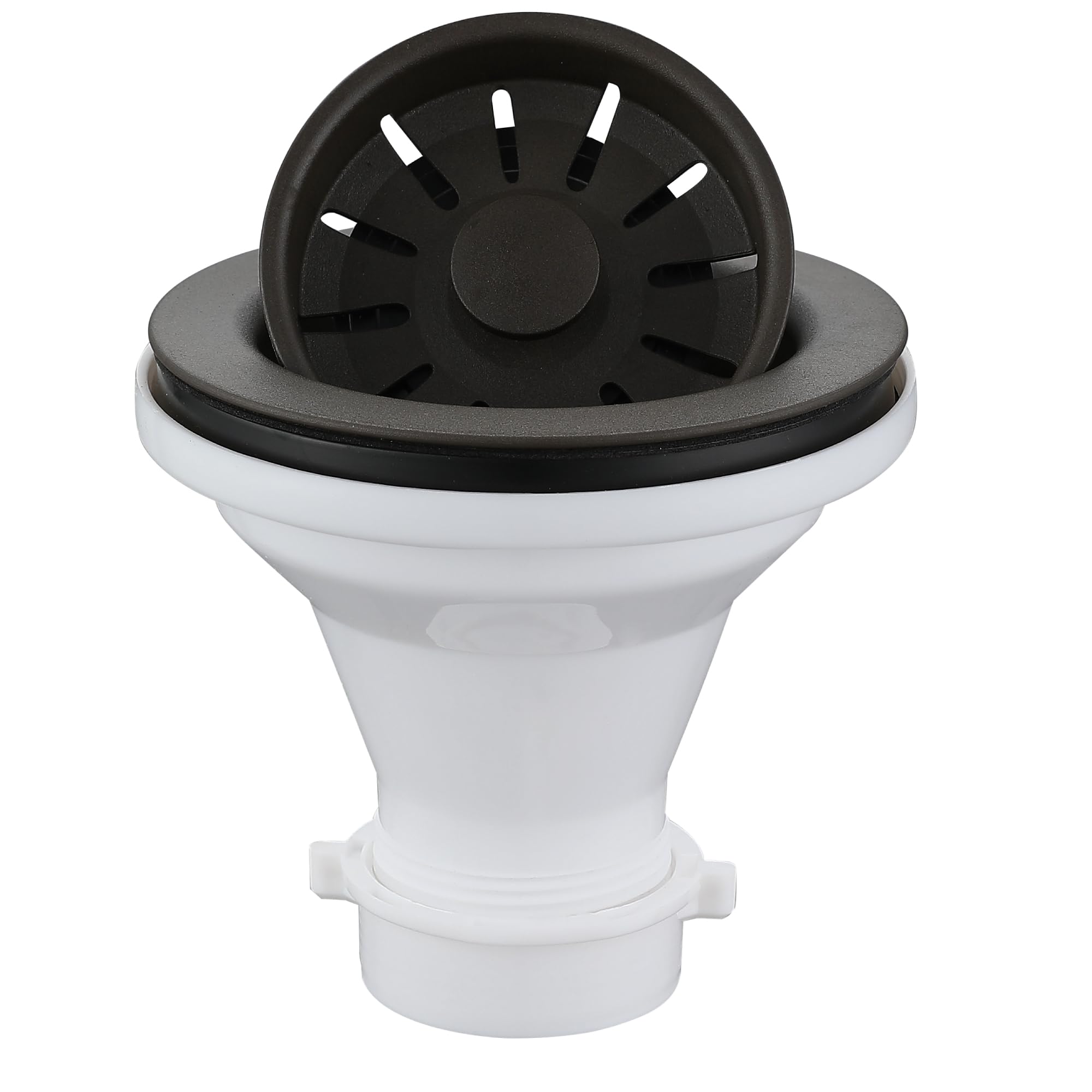 Karran QBSBR 3-1/2 in. Kitchen Sink Basket Strainer in Brown