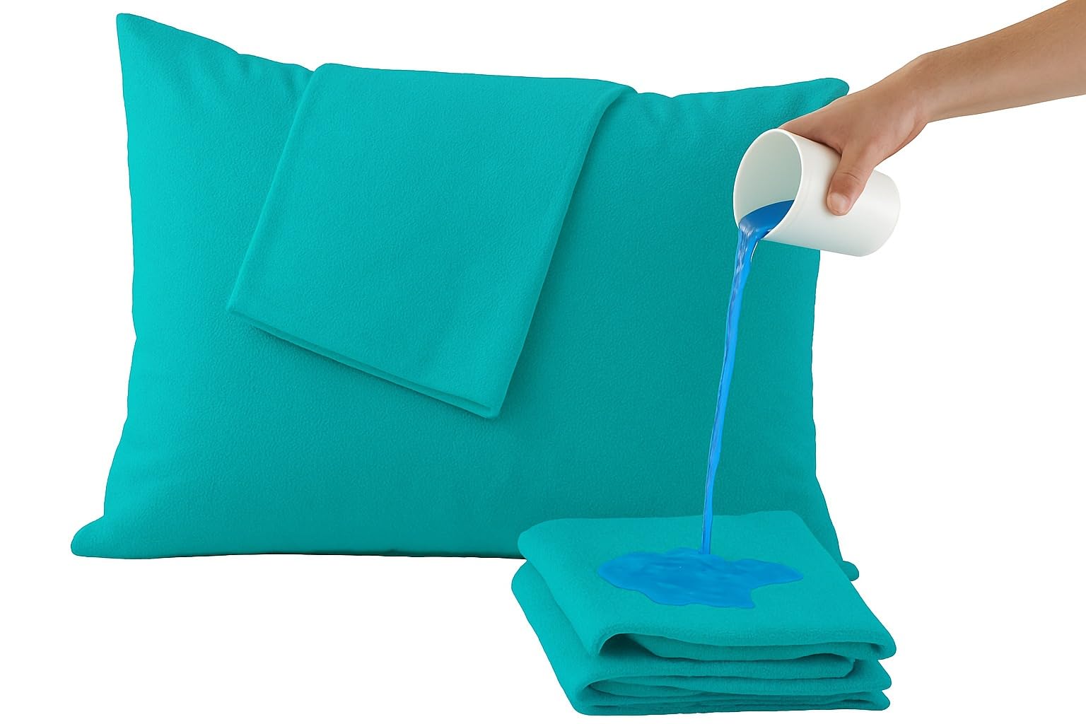Trance Ultra Soft Terry Waterproof Pillow Protector Cover With Zipper | Dust Mite - Bed Bug Protection | Oil And Water Spill Pro