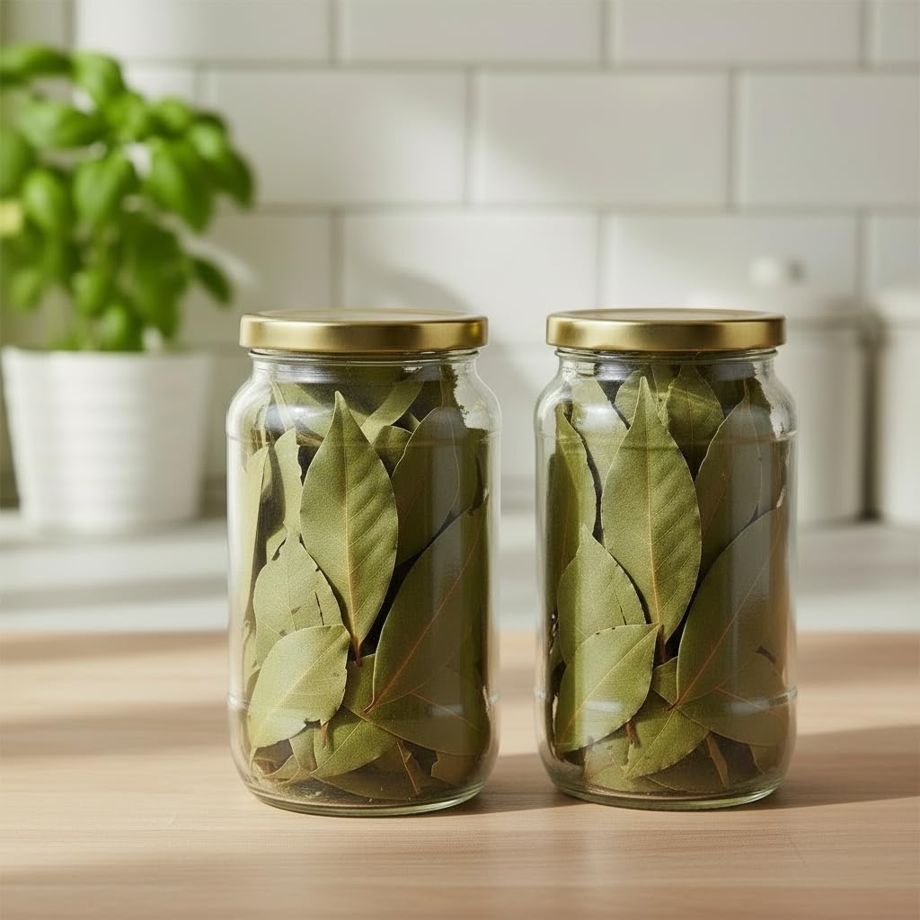 Ginoya Brothers  Kitchen Glass Jar (2, 1000 Ml. Jar)