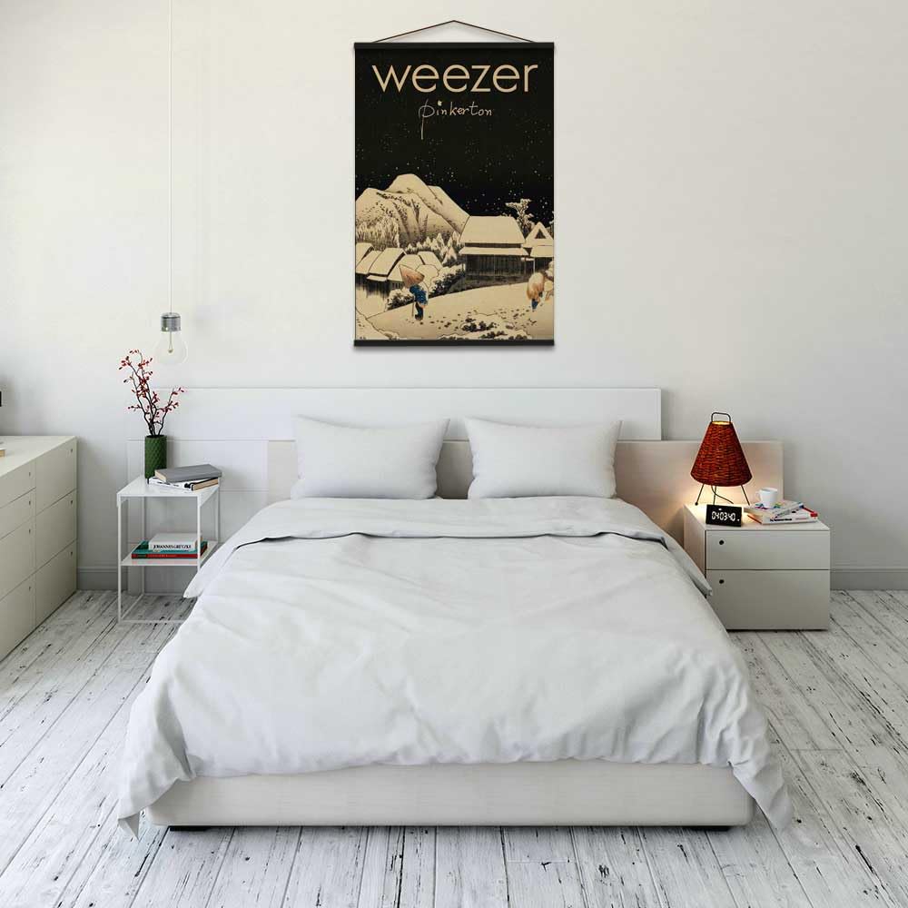 Weezer Pinkerton Band Poster - Officially Licensed - 24'' X 36'' With Poster Hanger Black Color