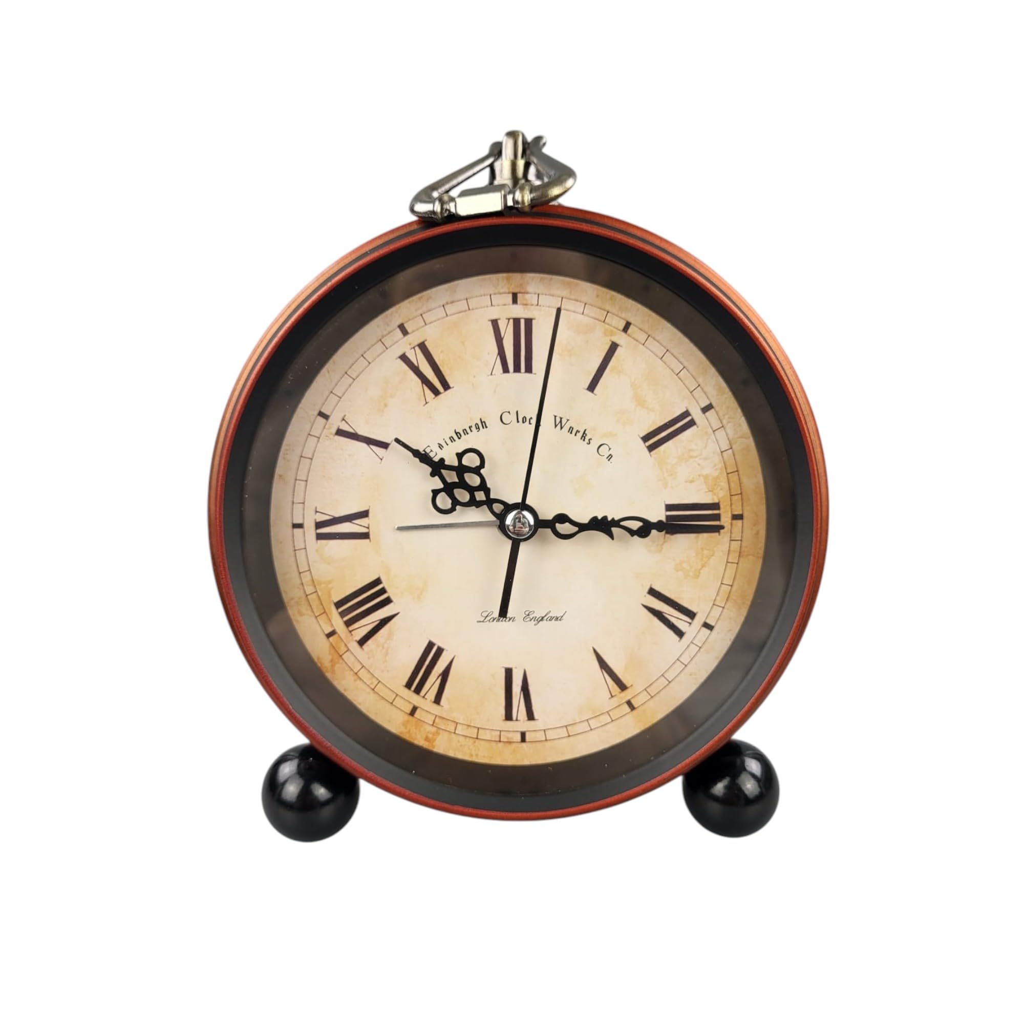 Kadio Vintage Style Metal Alarm Clock