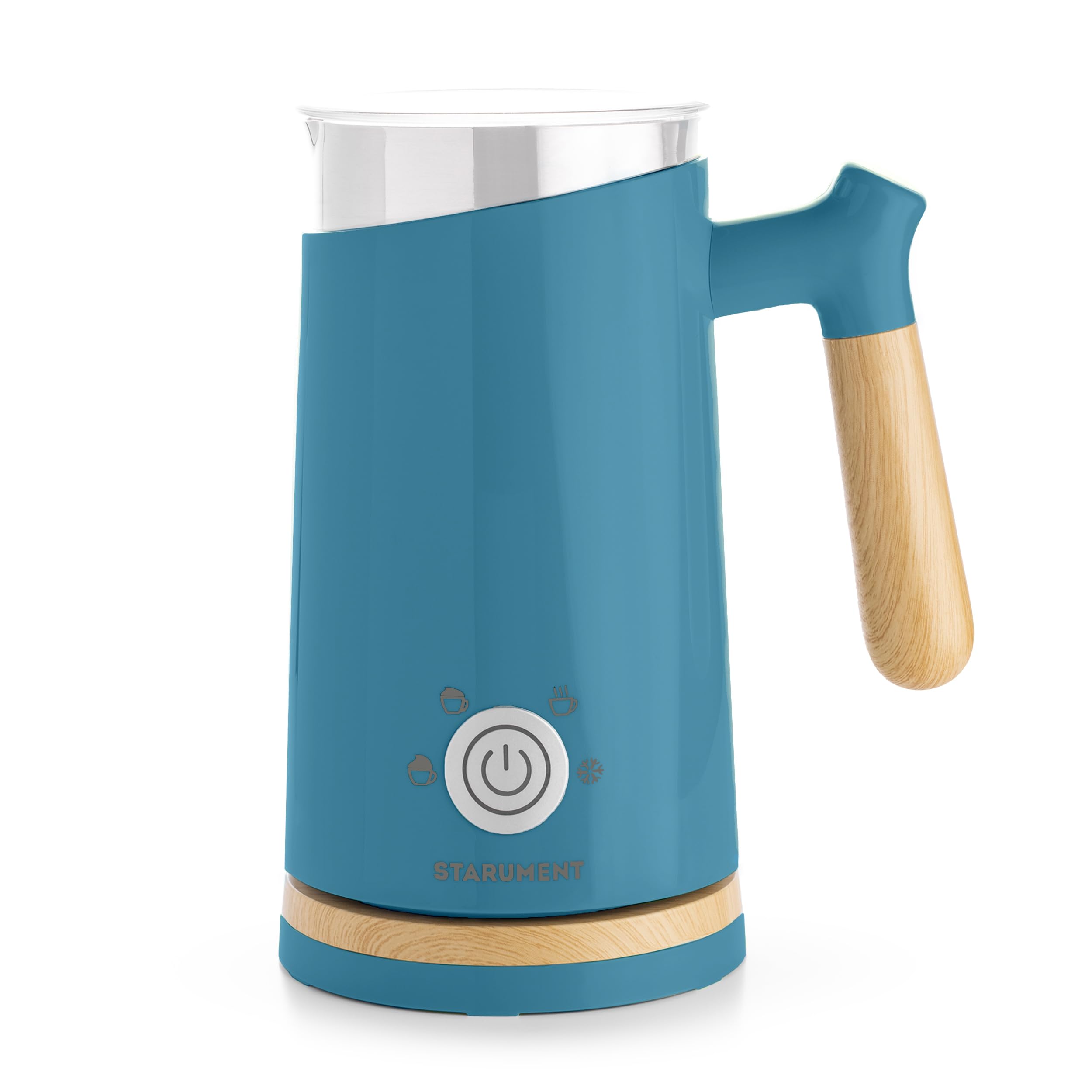 Starument Electric Milk Frother - Automatic Milk Foamer & Heater For Coffee, Latte, Cappuccino, Other Creamy Drinks - 4 Settings