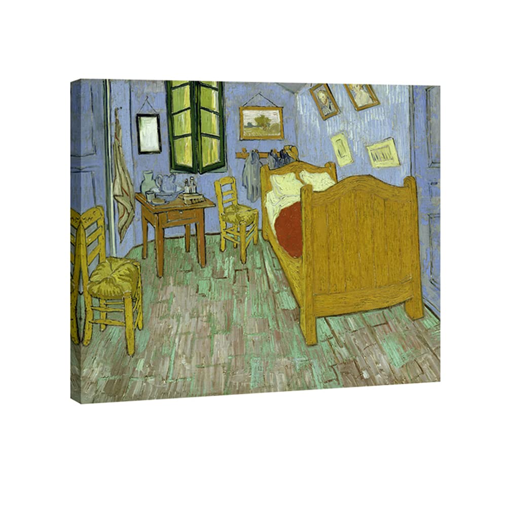 Wieco Art The Bedroom At Arles Classic Canvas Prints Wall Art Of Van Gogh Famous Oil Paintings Reproduction For Bathroom Home Of
