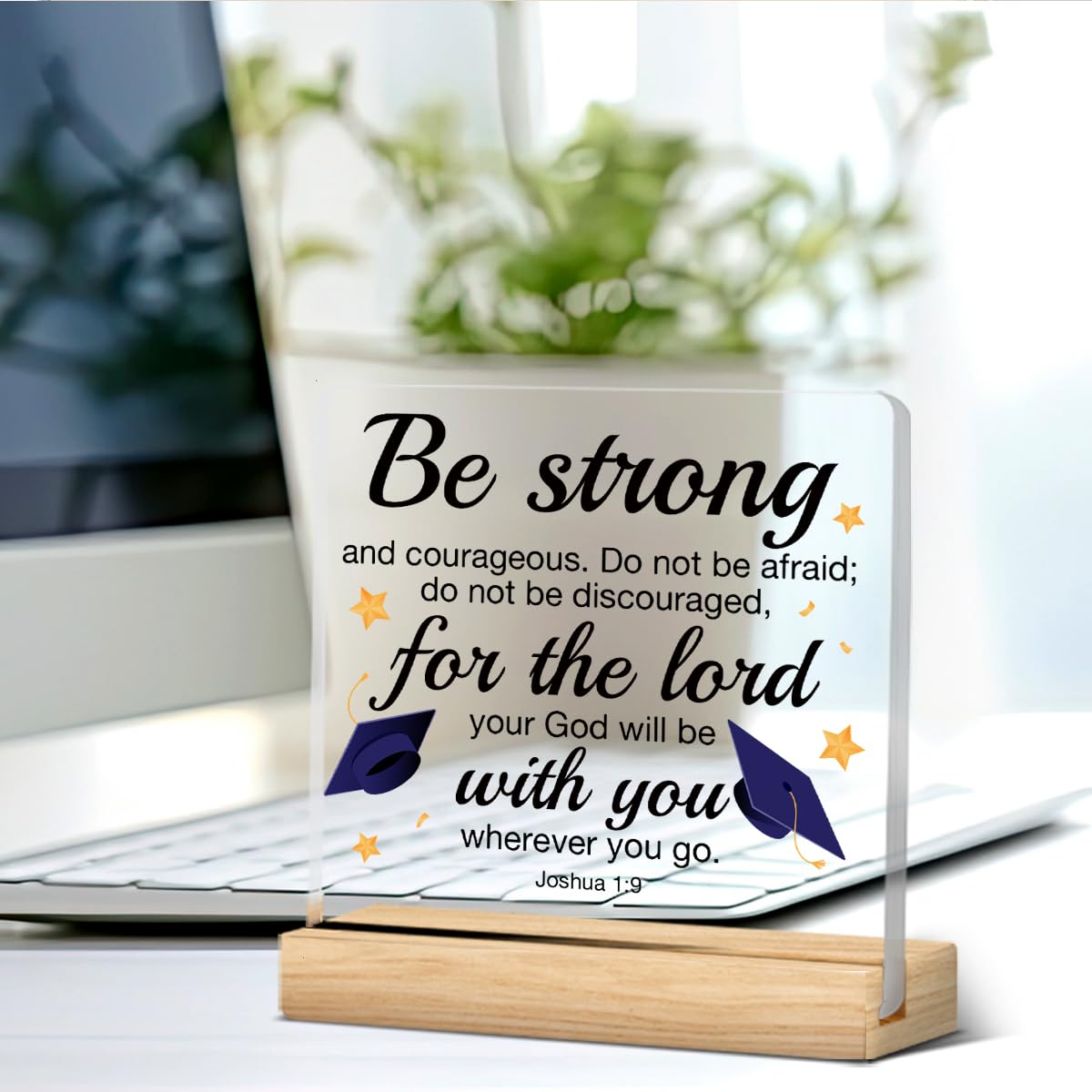 Christian Graduation Gifts for Her Him, Graduation Gifts for Phd Masters High School College Student, Religious Gift Acrylic Des