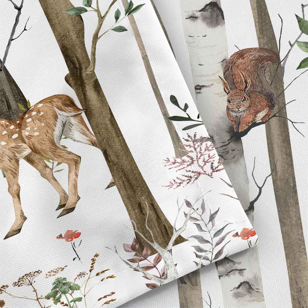 Jawo Rustic Forest Shower Curtain, Wildlife Bear Shower Curtain Farmhouse Woodland Shower Curtain Cabin Lodge Shower Curtain, Wo