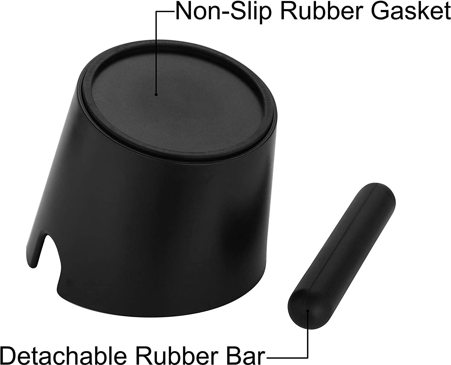 Espresso Knock Box, 4.8 Inch Coffee Knock Box Espresso Dump Bin For Coffee Grounds With Removable Knock Bar And Non-Slip Base Sh