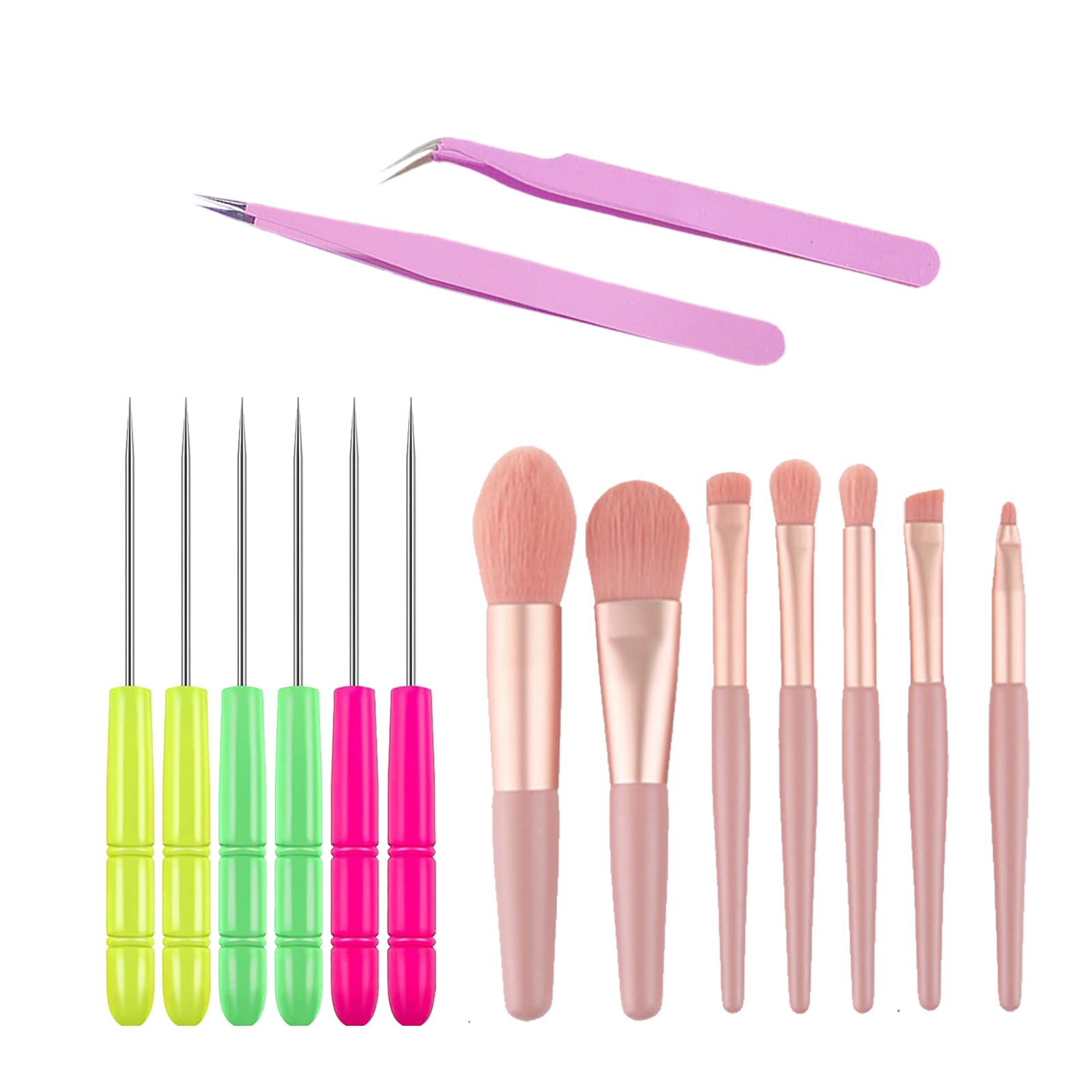 Cake Decorating Tool Set (15 Pcs),Cake Decorating Supplies Kit, Cookie Decorating Tools,Cookie Decoration Brushes Cookie Scriber