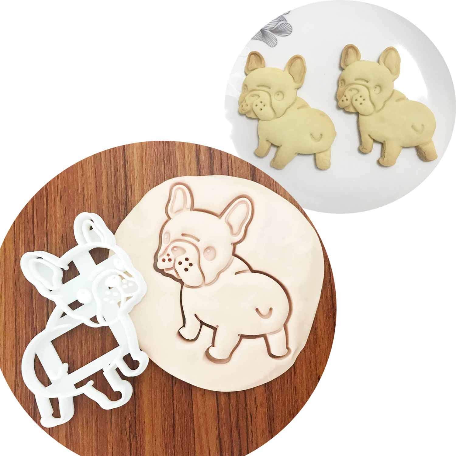 French Bulldog Butt Cookie Cutter, Cute Dog Shaped Mold