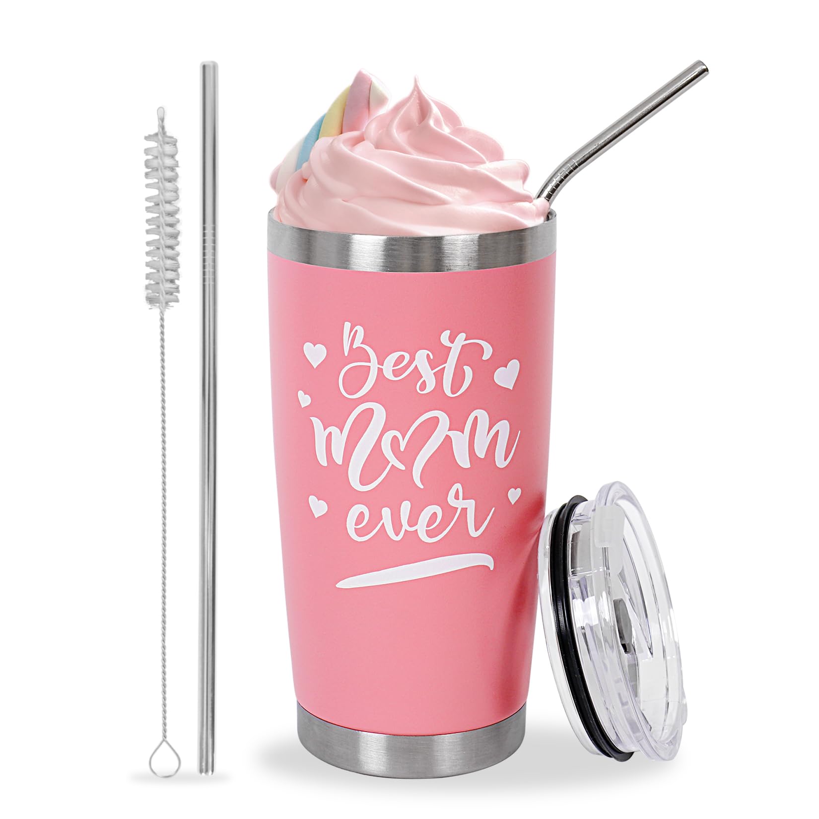 Fanunny Best Mom Ever Gifts from Son Daughter, Happy Birthday Christmas Mothers Day Ideas Gift for Women Inspirational Thank You