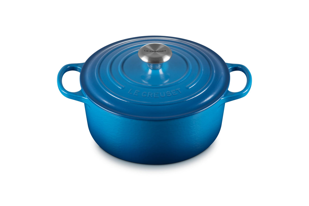 Le Creuset Enameled Cast Iron Signature Round Dutch Oven, 4.5 Qt., Marseille