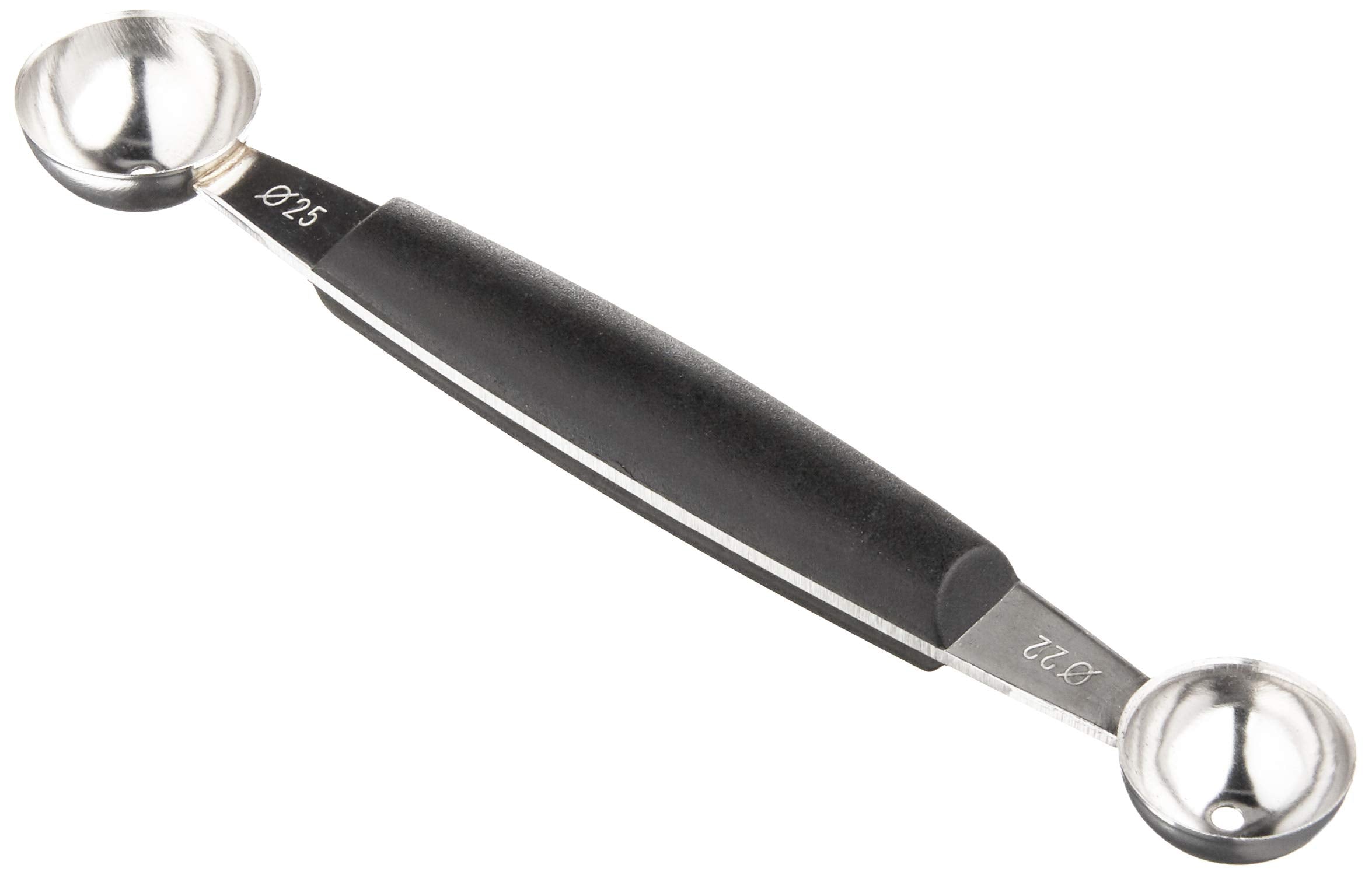 Mercer Culinary Double Melon Baller, 7/8 Inch And 1 Inch, Round