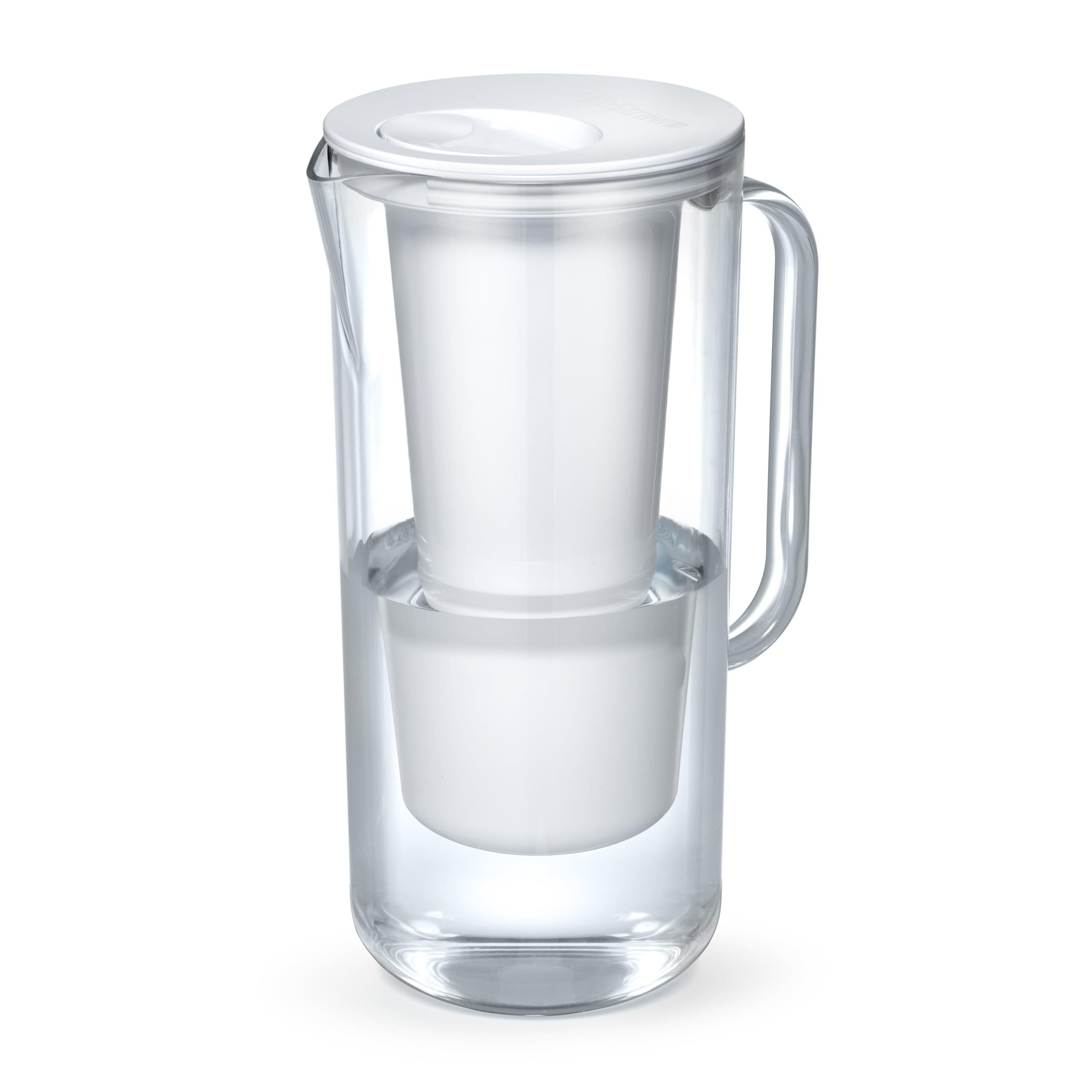 LifeStraw Home Essential BPAFree Water Filter Pitcher, 7Cup, White