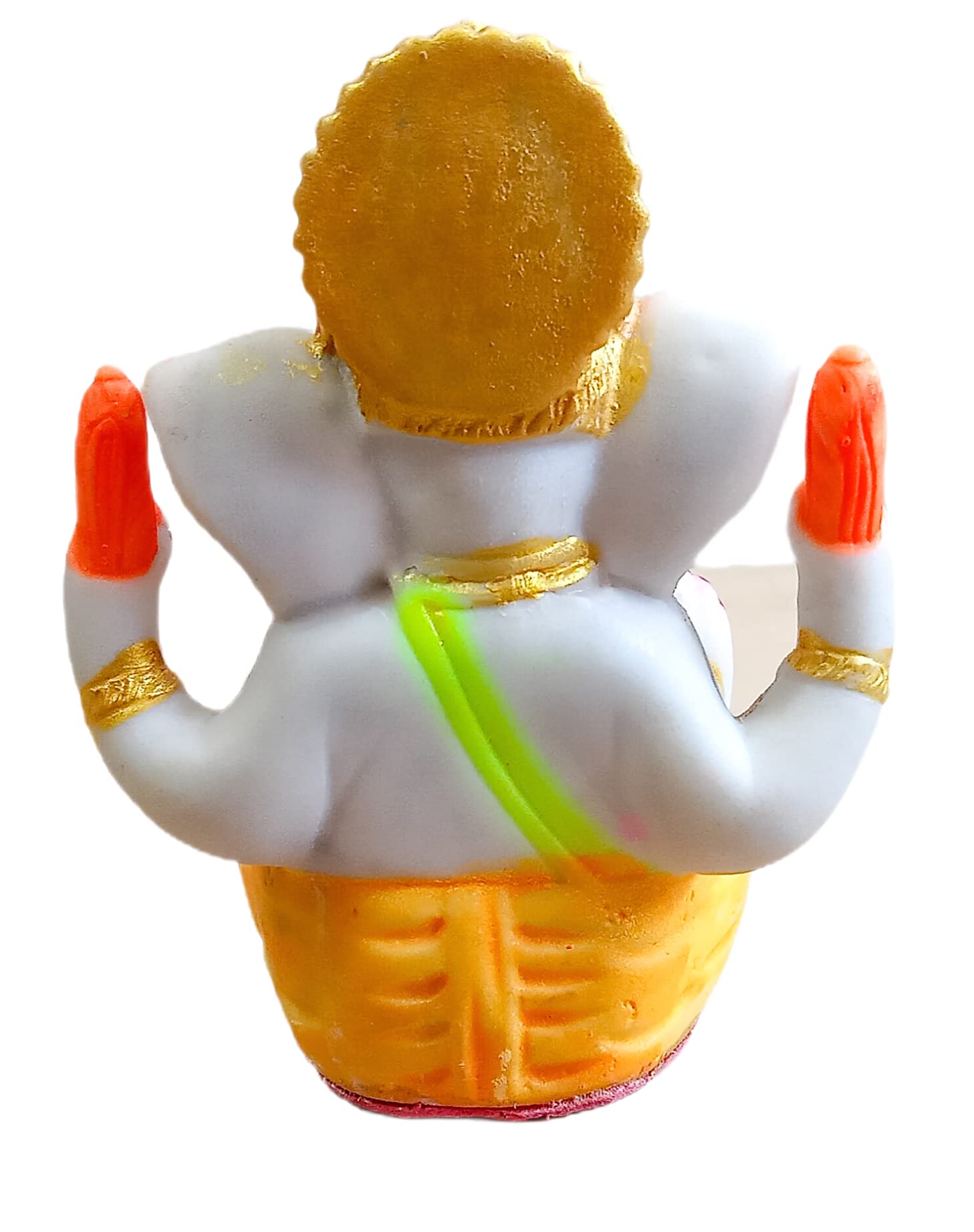 Atut Ganesh Murti, Idol And Used For Car Dashboard, In Small Size, Magnificent Design And Beautiful Colour, 11Cm