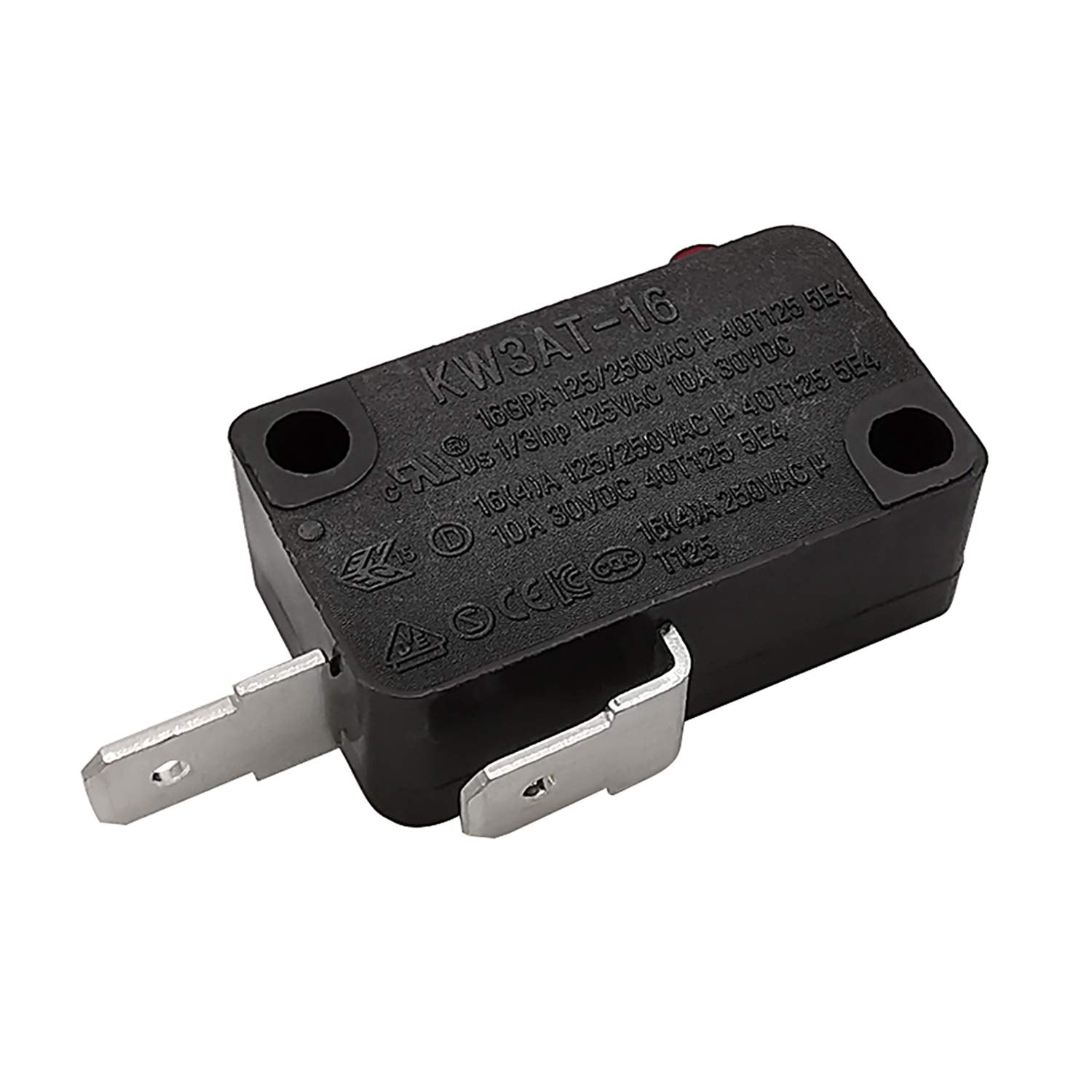 Microwave Oven Door Switch Replacement Part, 16A 125Vac, Kw3At-16 (Downward Compatible With Kw3A-16), Normally Open - 1Pc