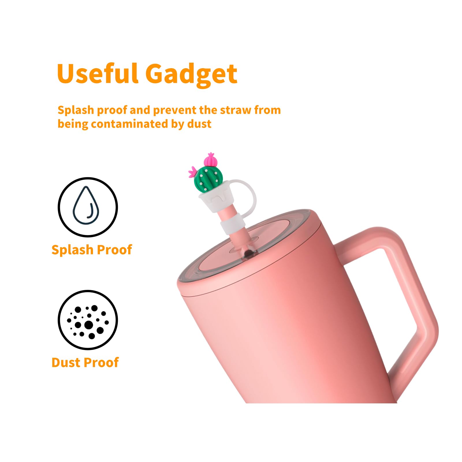 Keuye Straw Cover Compatible With Brumate 40Oz And 30Oz,Adjustable Silicone Era Straw Cover, 6Pcs Colorful Straw Cover Compatibl