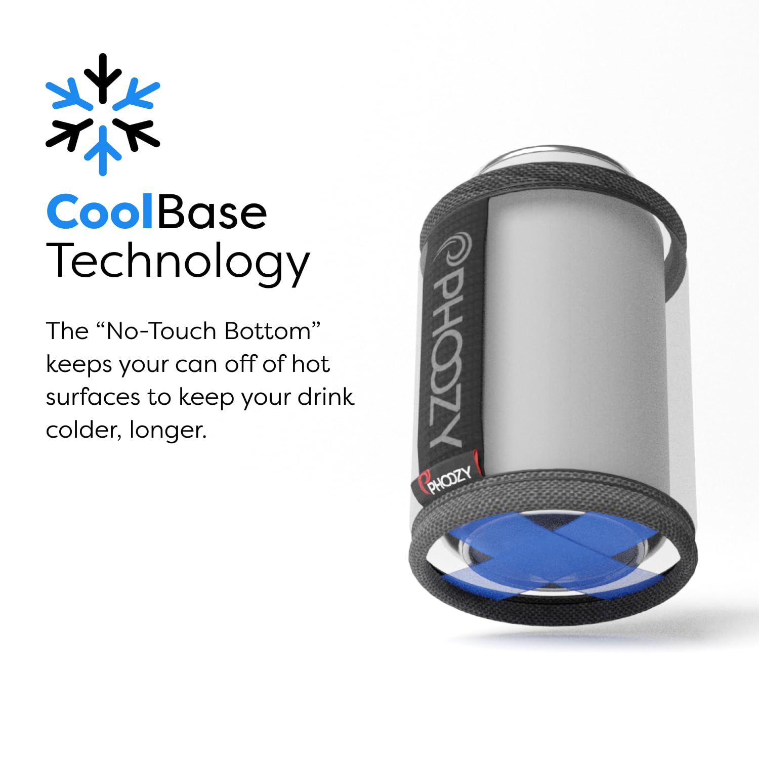 Phoozy Insulated Can Cooler For 12Oz Standard Cans - Patented Spacesuit Insulation Keeps Drinks Colder, Longer (Weighs Less Than