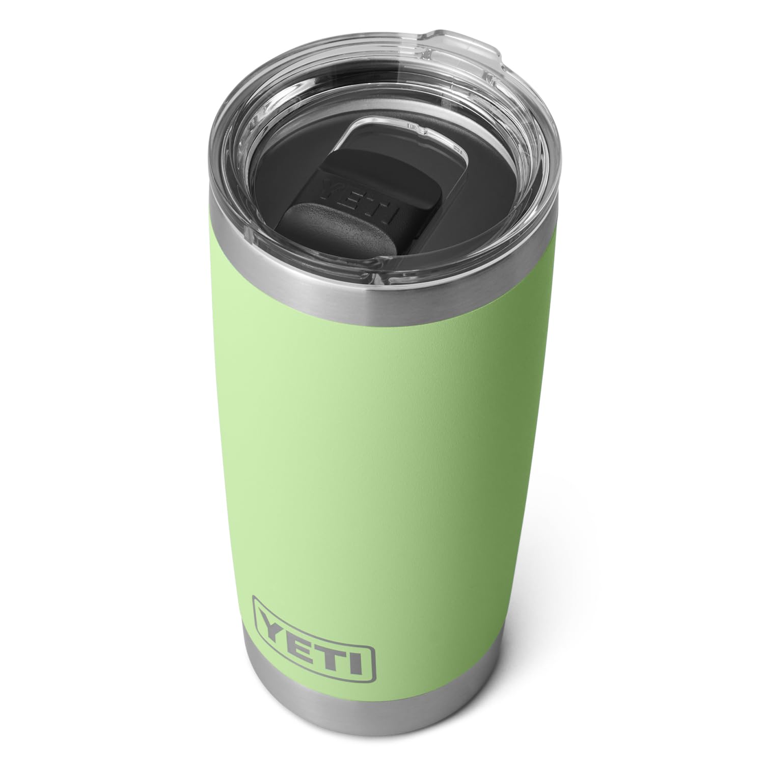 Yeti Rambler 20 Oz Tumbler, Stainless Steel, Vacuum Insulated With Magslider Lid, Key Lime