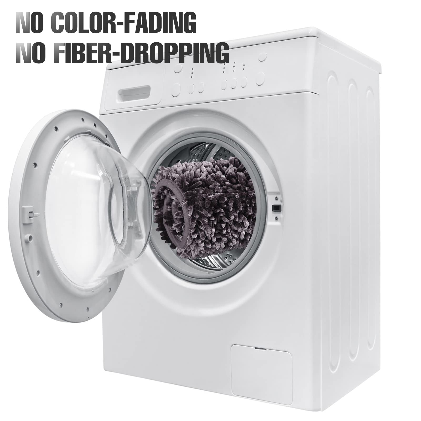 Yimobra Bathroom Rugs Sets 2 Piece, Luxury Shaggy Extra Thick Bathroom Rugs, Plush Non-Slip Mats For Bath Room Floor, Machine Wa