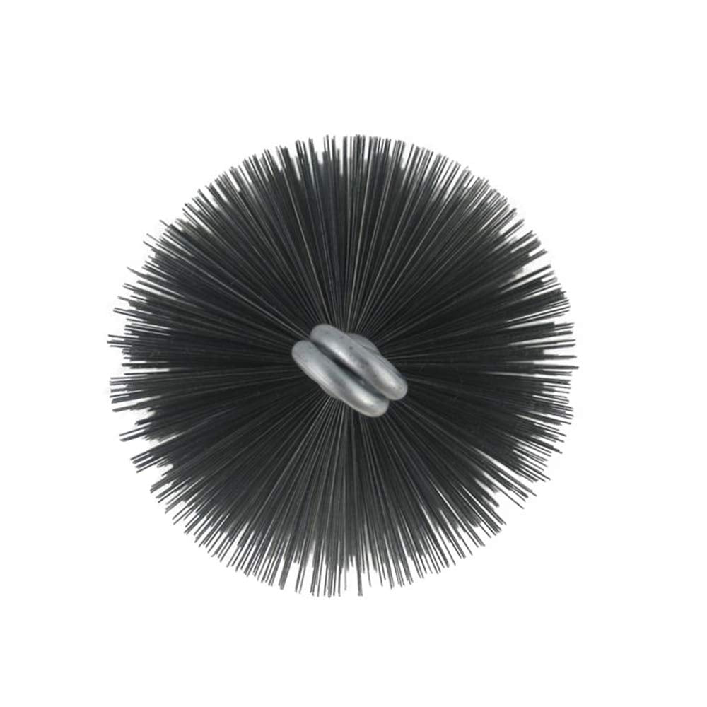 Trash Chute Door Supply Round Furnace Boiler Tube Brush Head Double Spiral with Loop (Wire  2.25 Inch Diameter for 2.5 Inch Tubes)