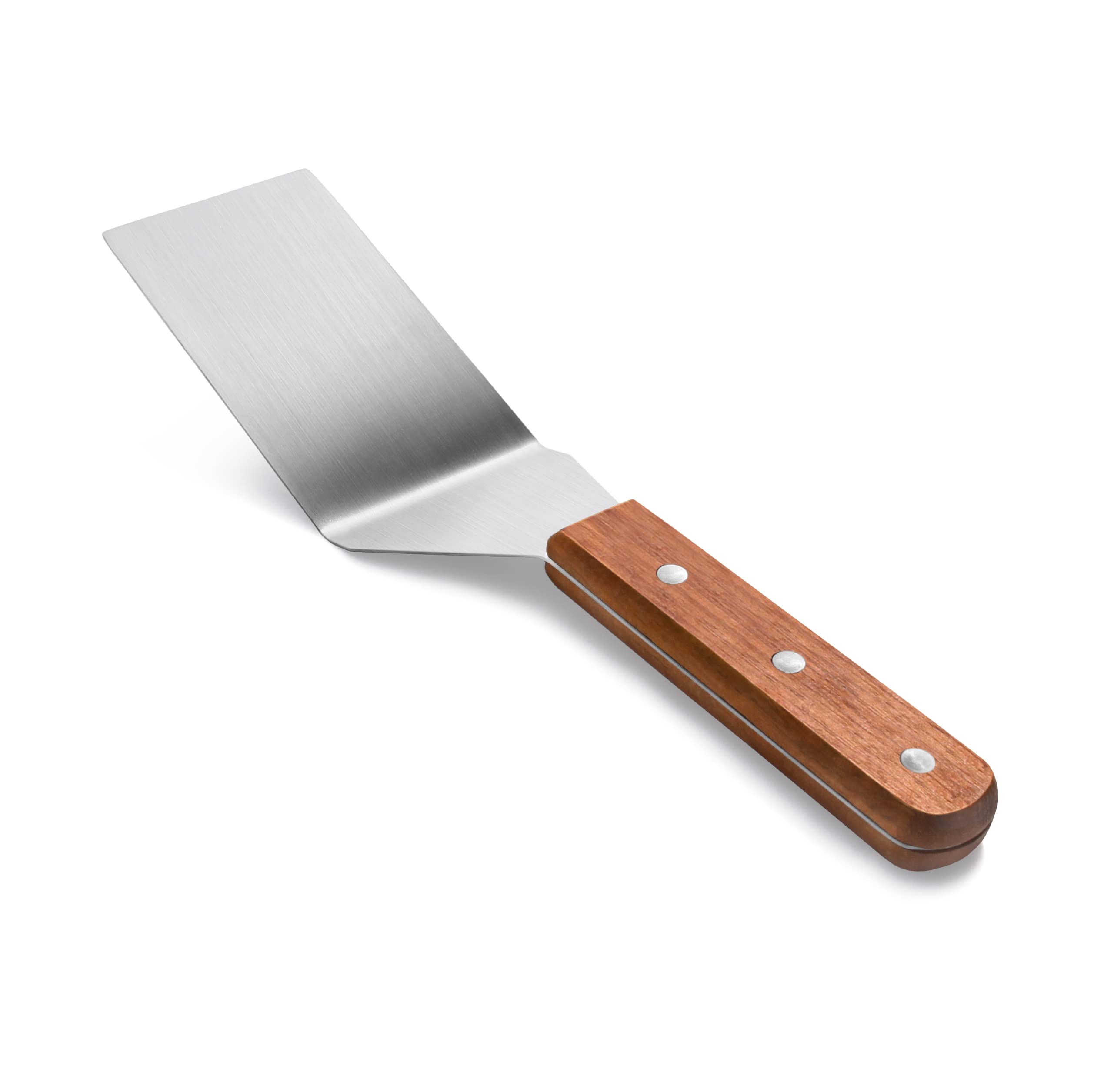 New Star Foodservice 36275 Wood Handle Grill Turner/Spatula  12.5-Inch